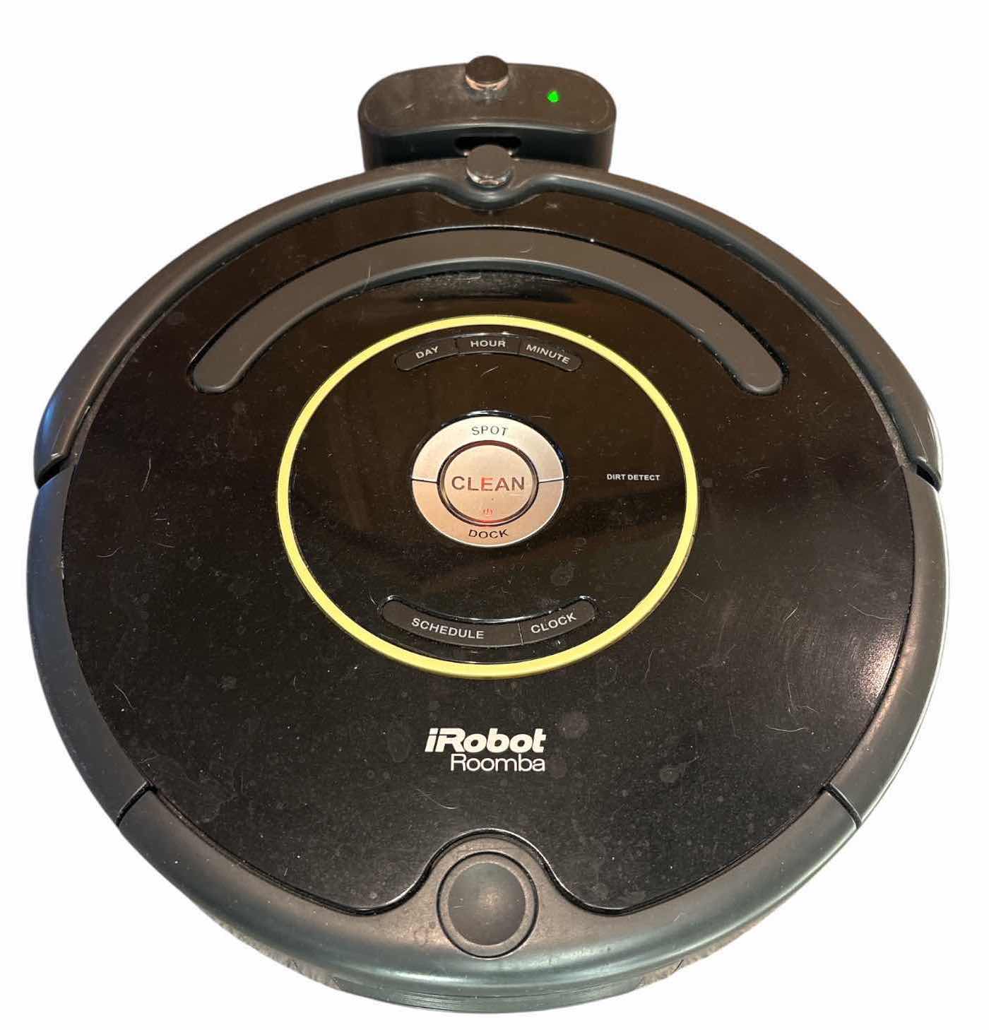 View 1 of IROBOT ROOMBA ROBOTIC VACUUM CLEANER WITH CHARGING DOCK – BLACK $175