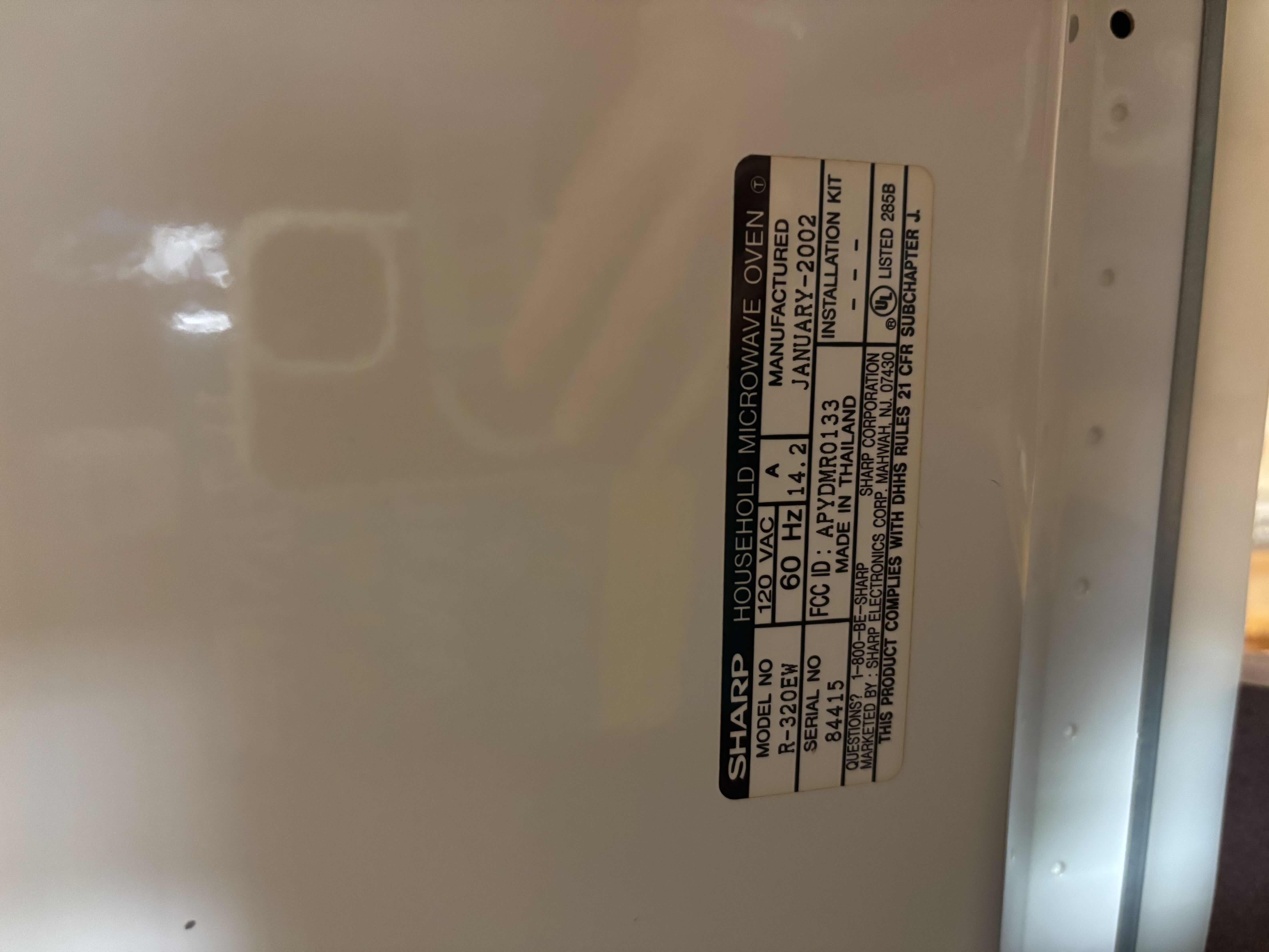 View 3 of VINTAGE SHARP CAROUSEL MICROWAVE