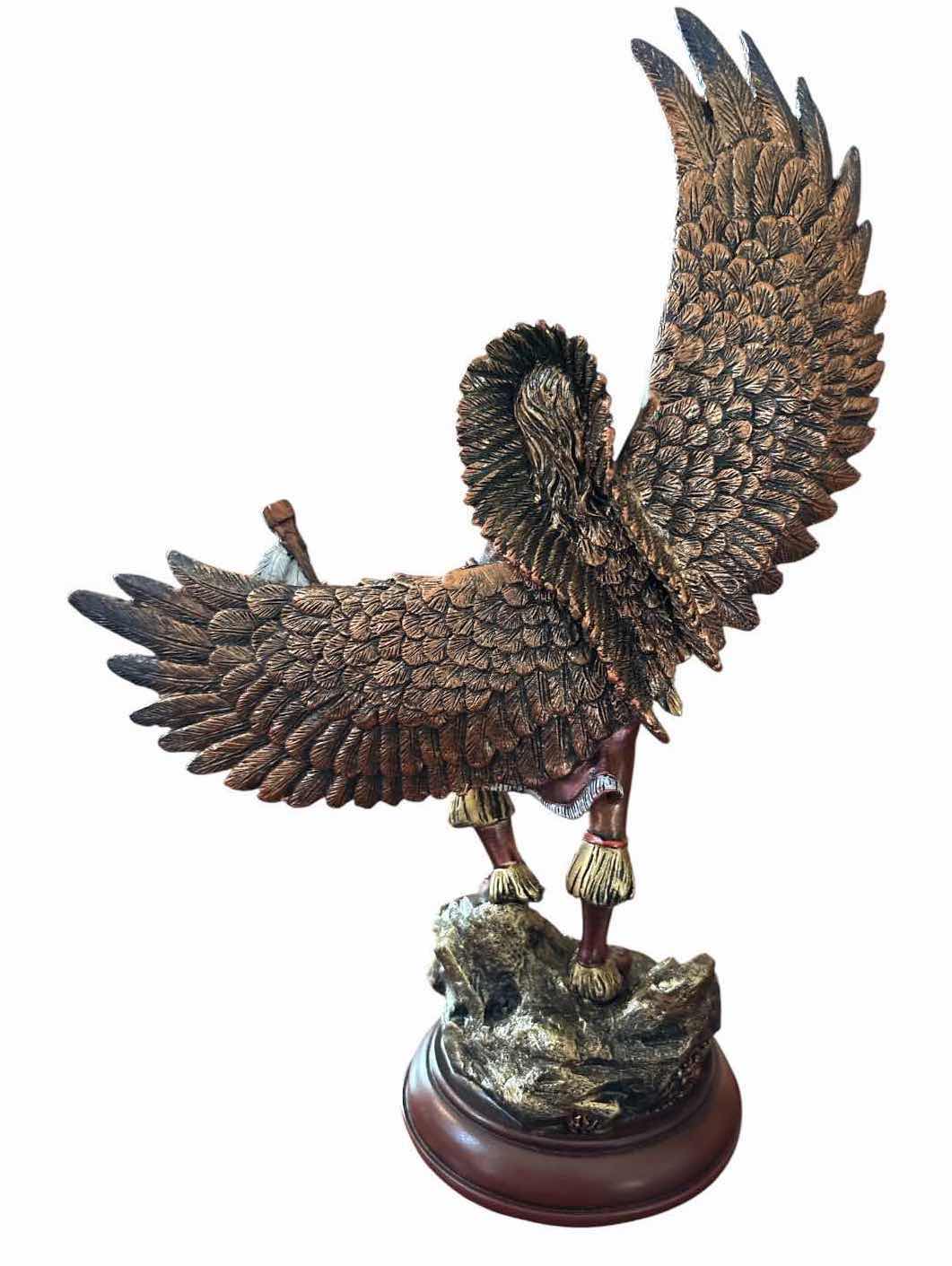 View 2 of BRADFORD EXCHANGE PATH OF HONOR BY CHUCK REN – SPIRITS OF THE WARRIOR BRONZE SCULPTURE COLLECTION – LIMITED EDITION H10.5”