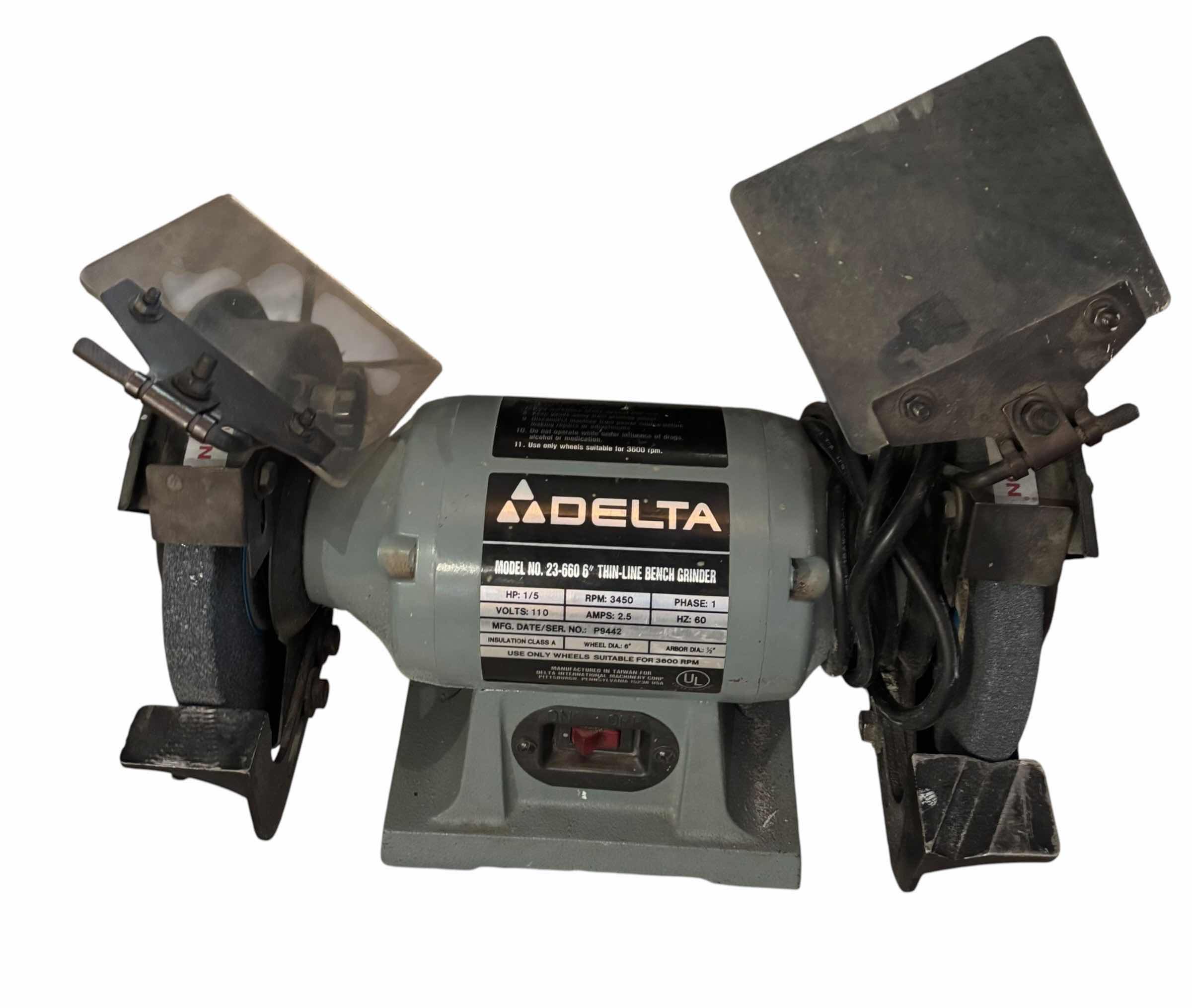 View 1 of DELTA THIN-LINE BENCH GRINDER $96