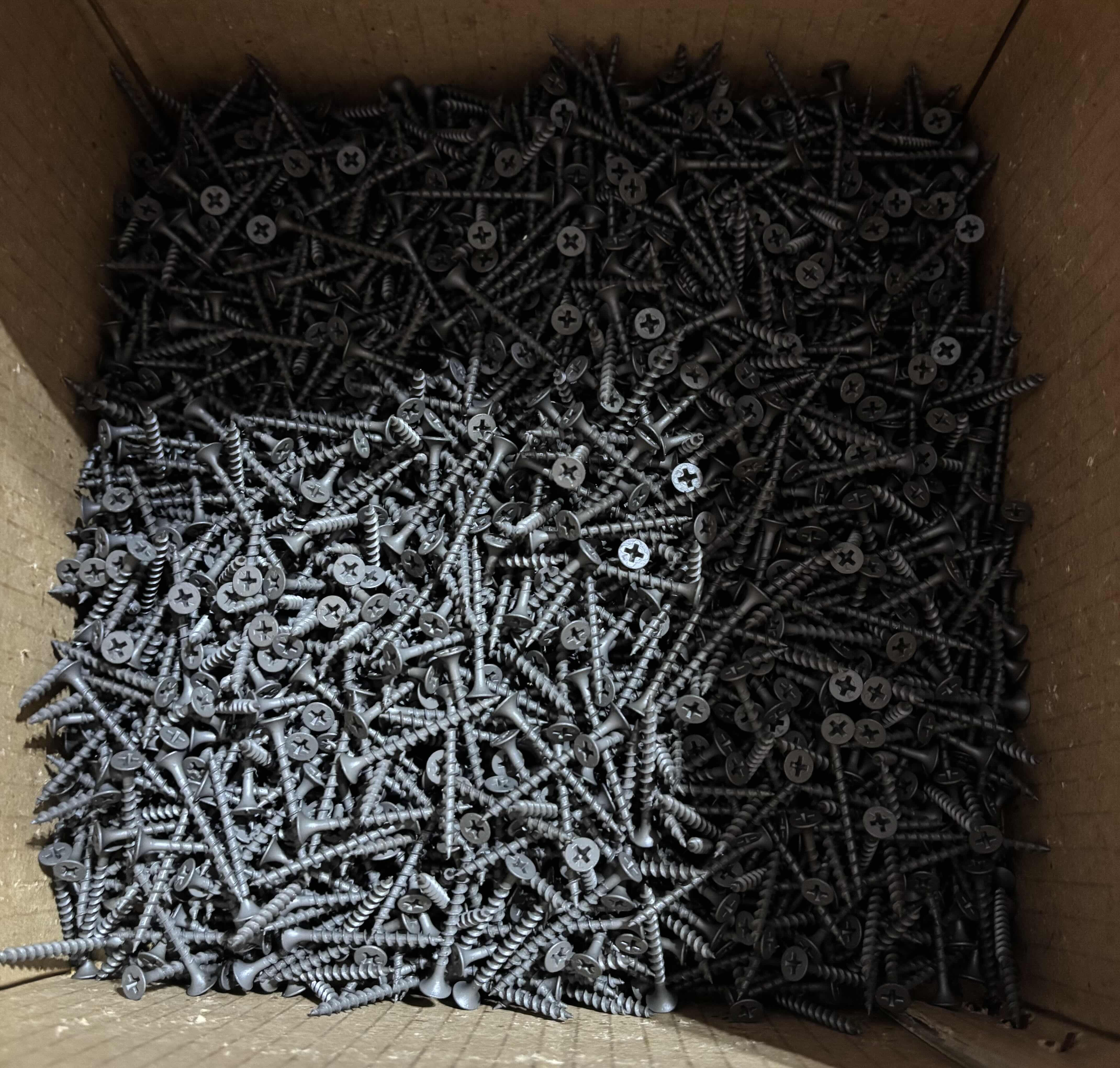 View 3 of PARTIAL BOXES OF #6 PHILIPS BUGLE HEAD DRYWALL SCREWS & LEATHER TOOL BELT