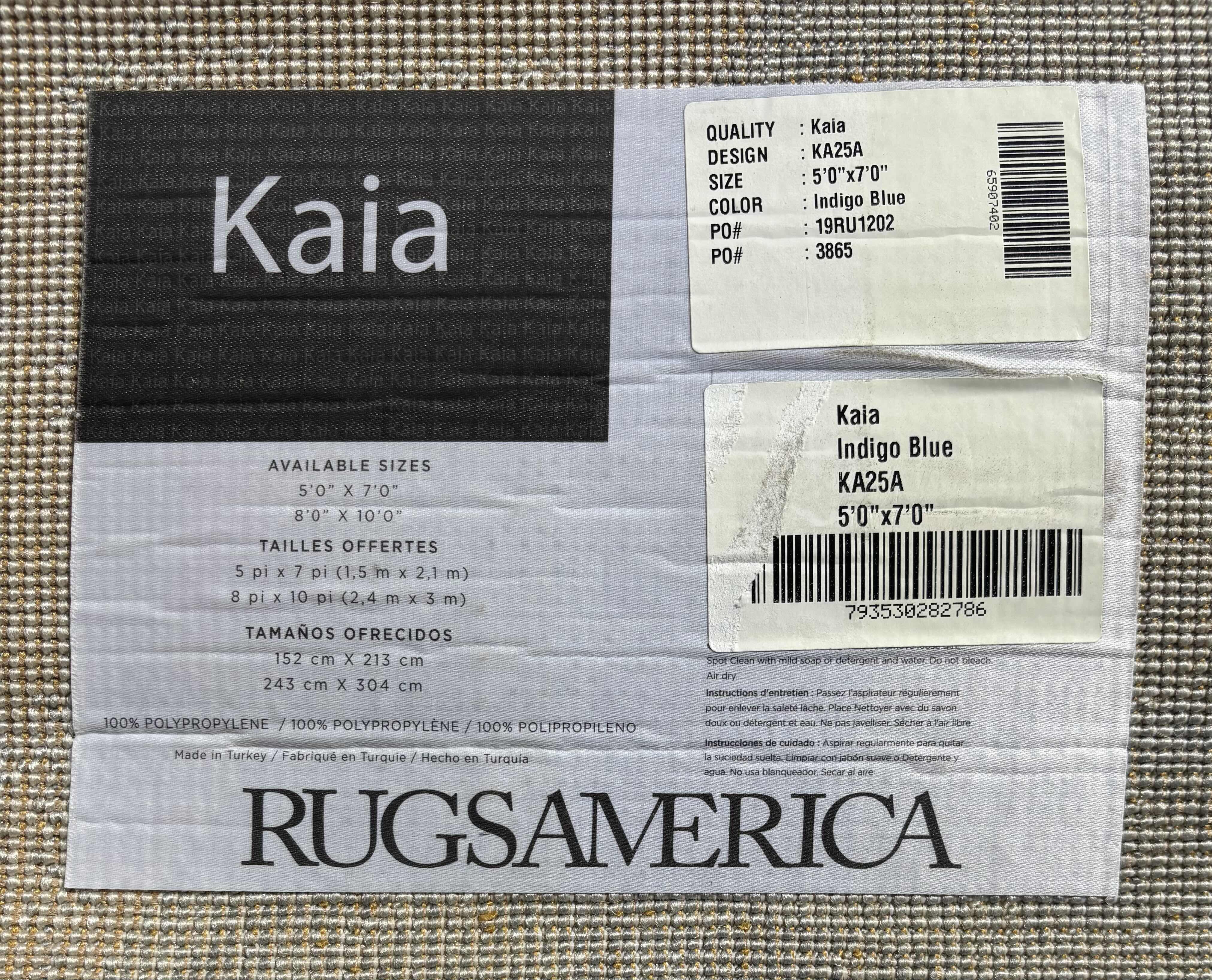 View 4 of 5’ X 7’ KAIA GEOMETRIC PATTERN RUG