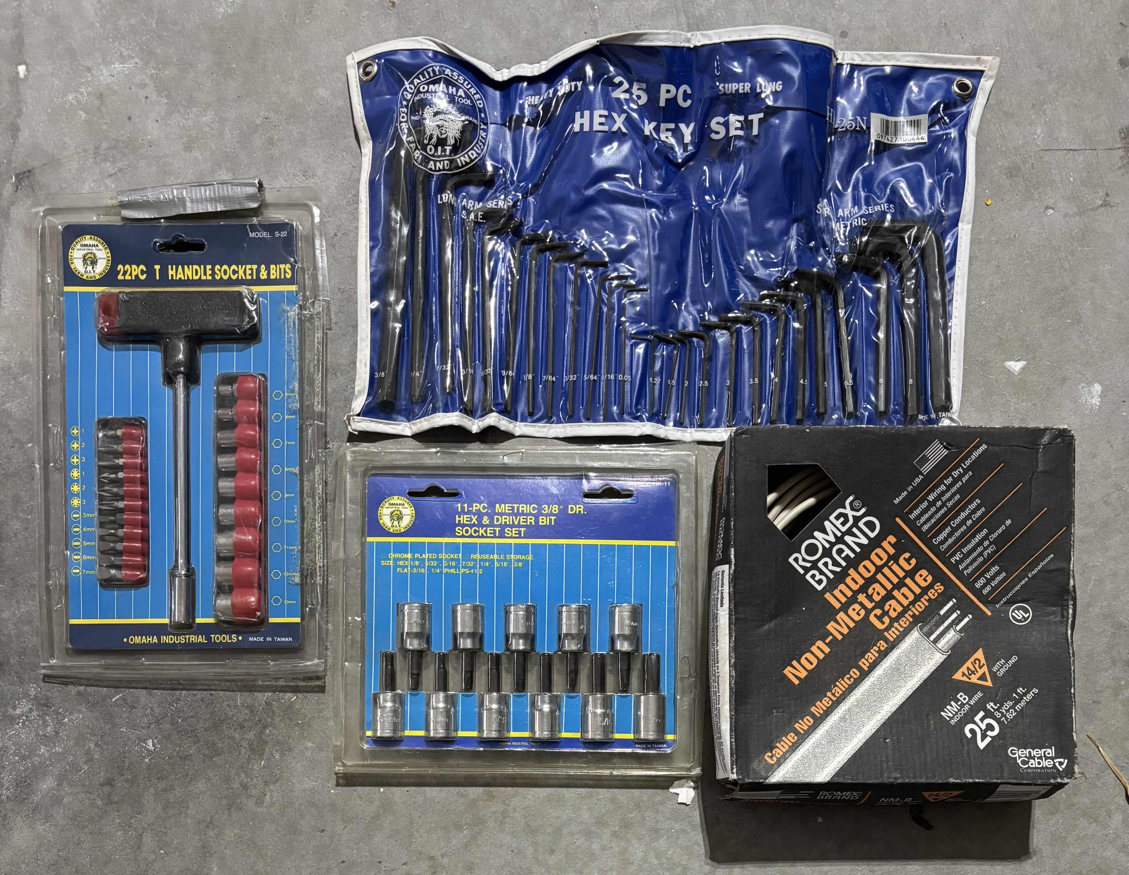 View 1 of HANDLE SOCKET SETS, HEX KEY SET & MORE