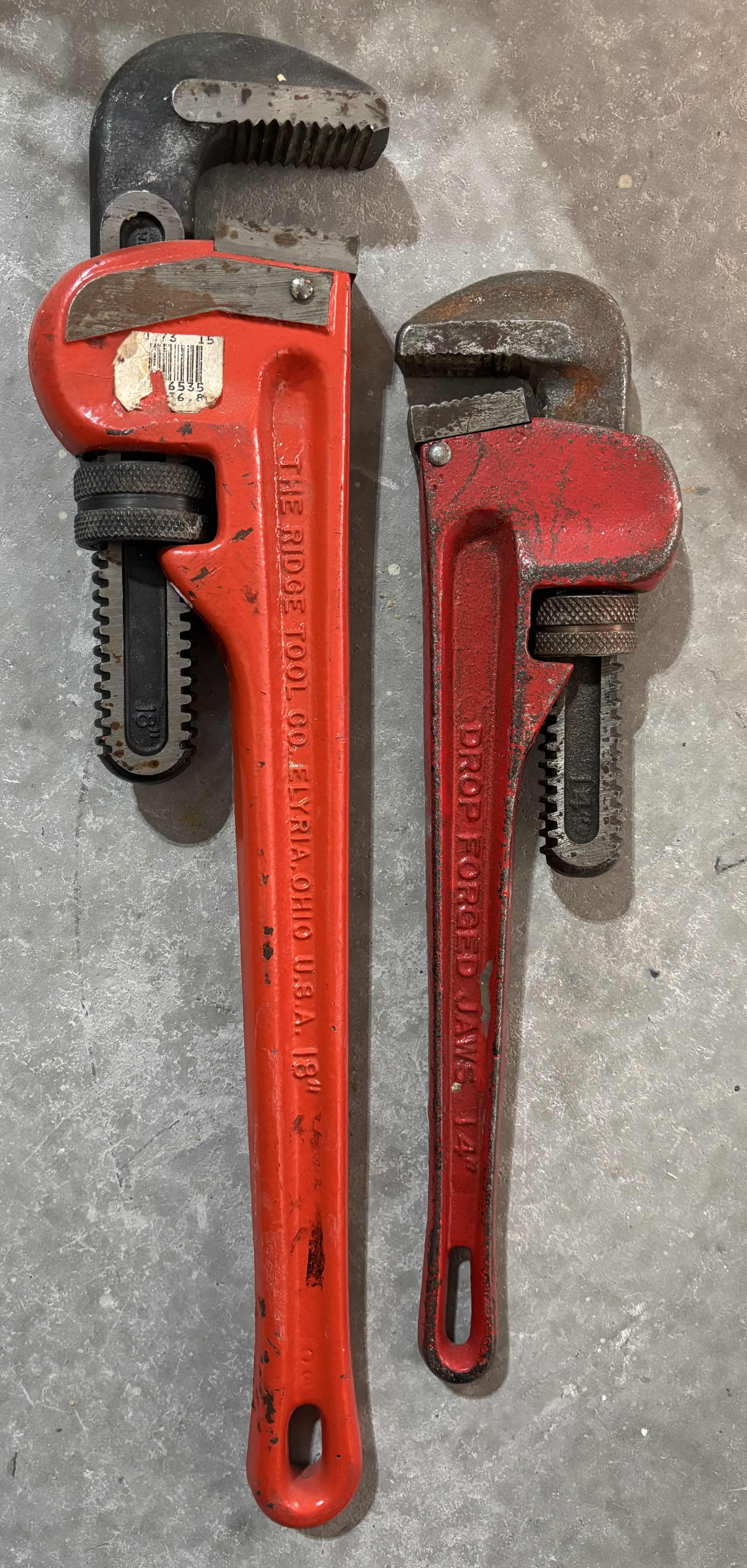 View 1 of 14” & 18”  WRENCHES