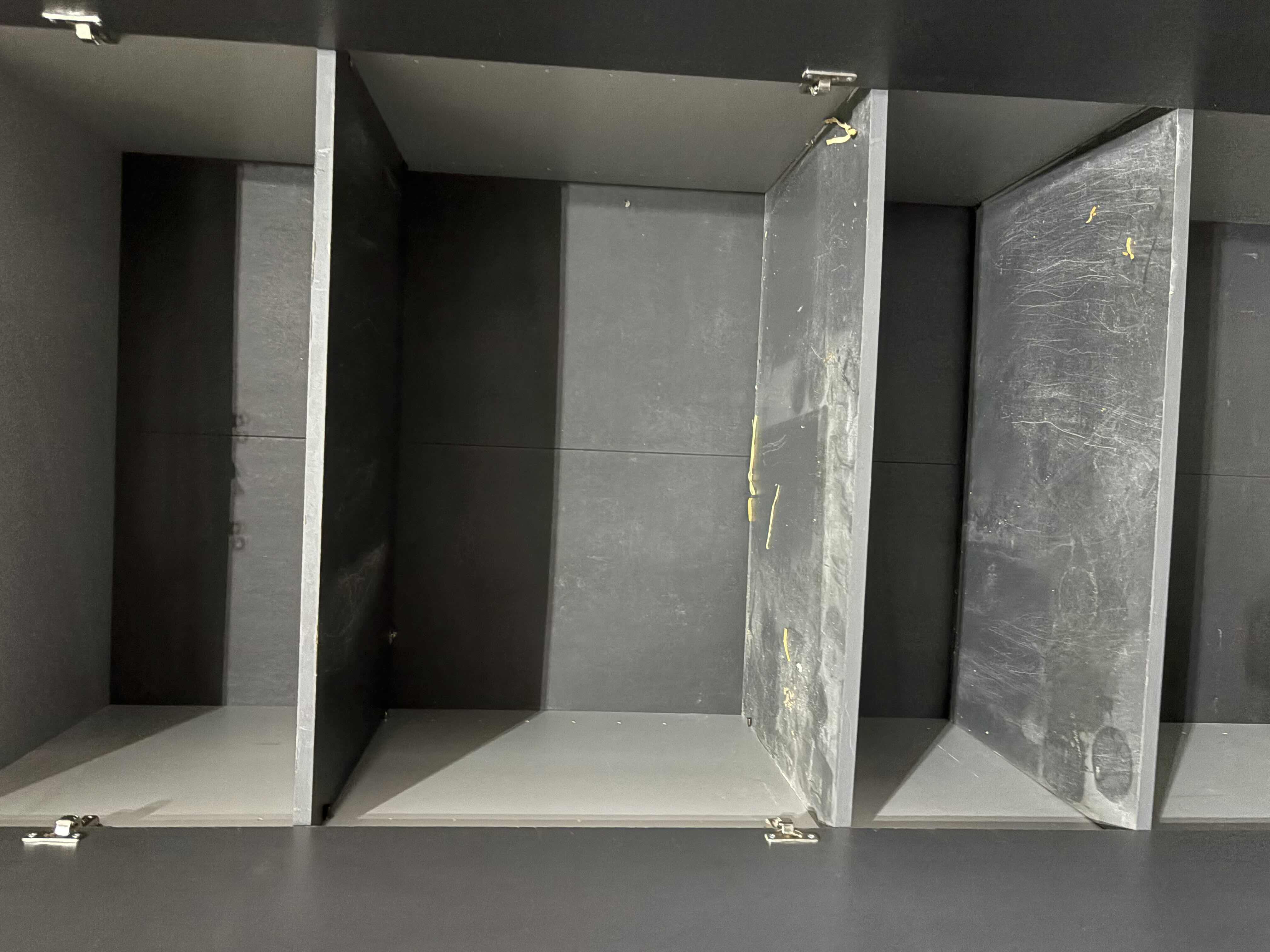 View 3 of COLEMAN GRAY 2-DOOR GARAGE STORAGE CABINET WITH SILVER DIAMOND PLATE ACCENTS 31.5”X30”H72”