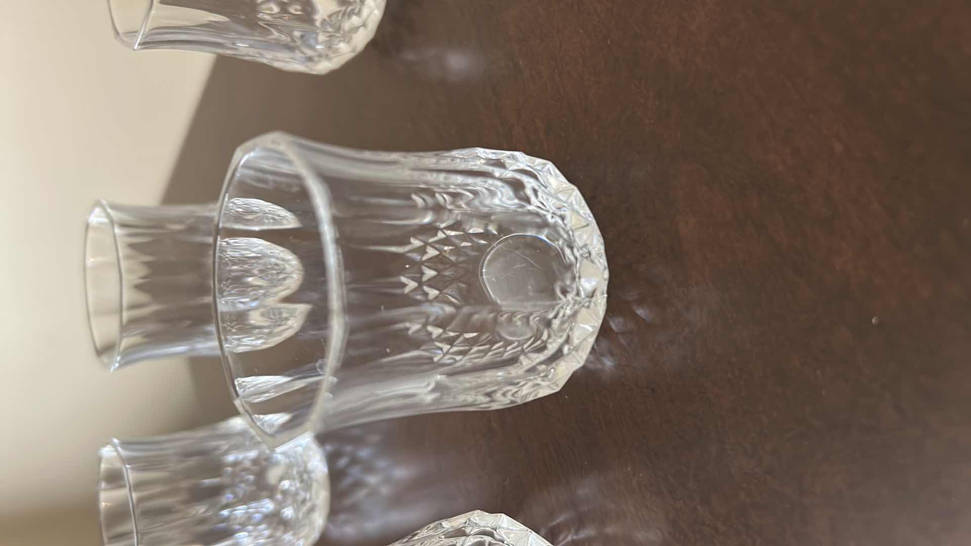 Photo 1 of 6- CRYSTAL D ARQUES LONGCHAMP SHOT GLASSES