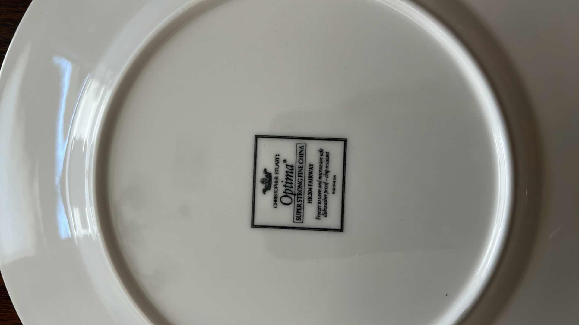 Photo 1 of 6- CHRISTOPHER STUART RETIRED "FAIRWAY" SALAD PLATES  8"