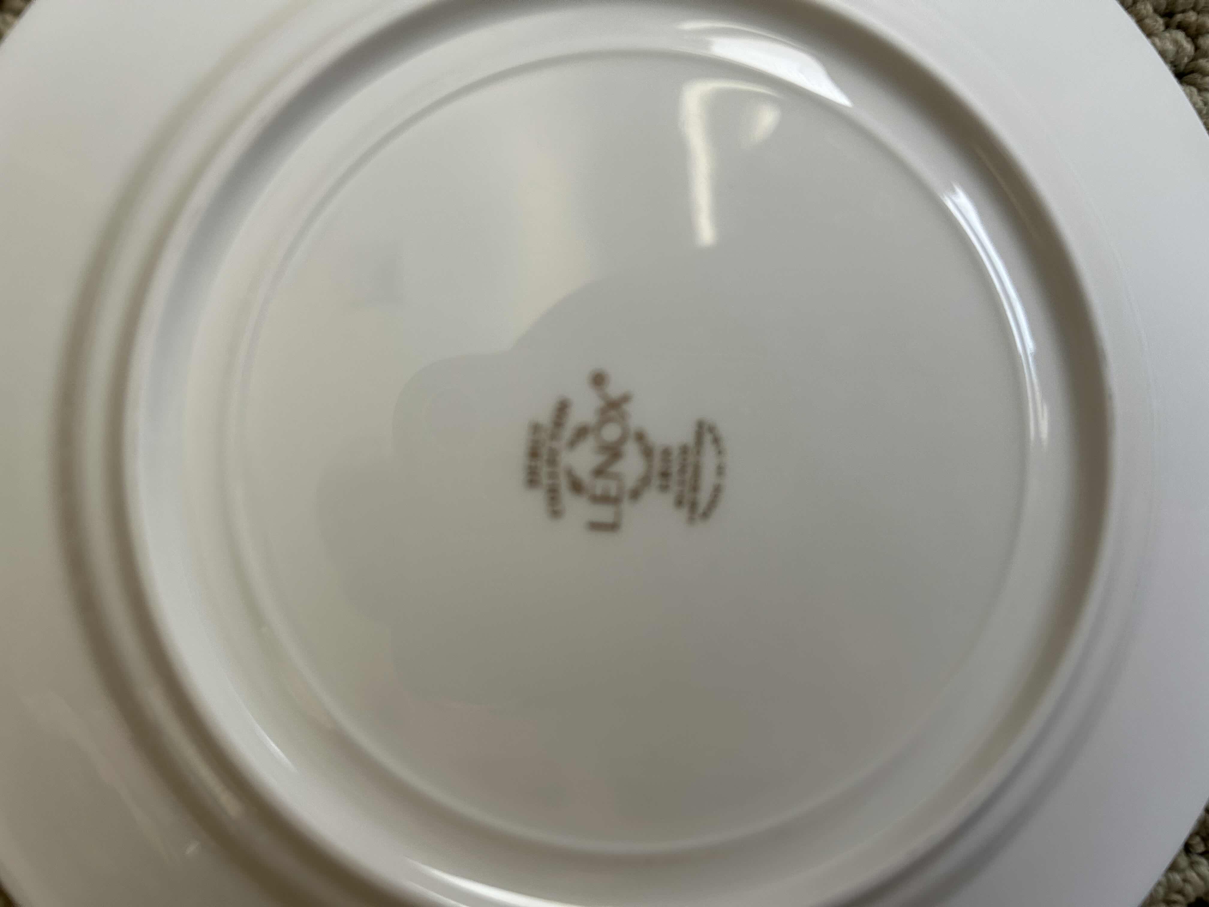 Photo 1 of 6-LENOX "ERIN" DEBUT COLLECTION BREAD BUTTER PLATES FINE CHINA 7"