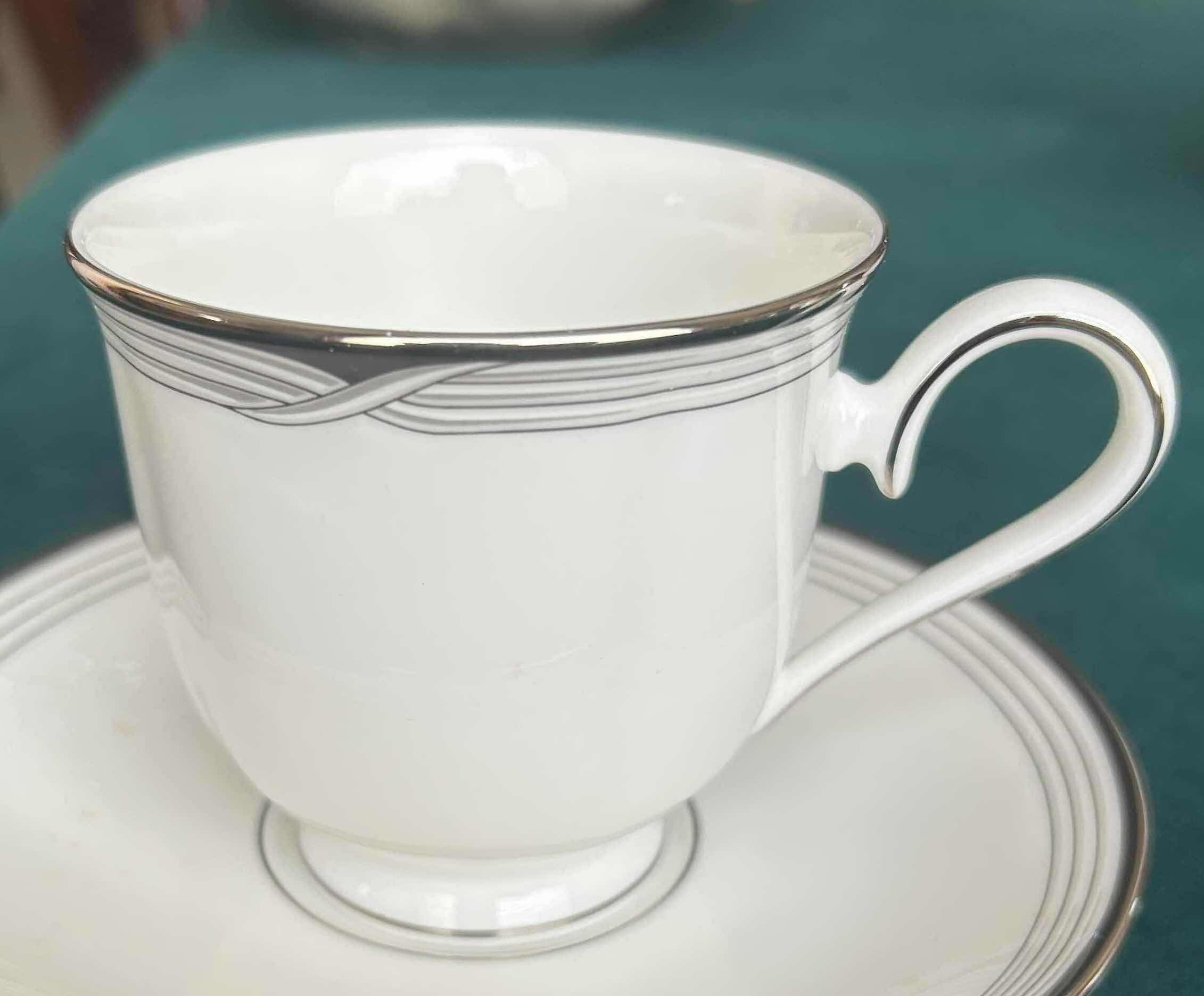 Photo 1 of 6- LENOX "ERIN" DEBUT COLLECTION CUP/SAUCER FINE CHINA