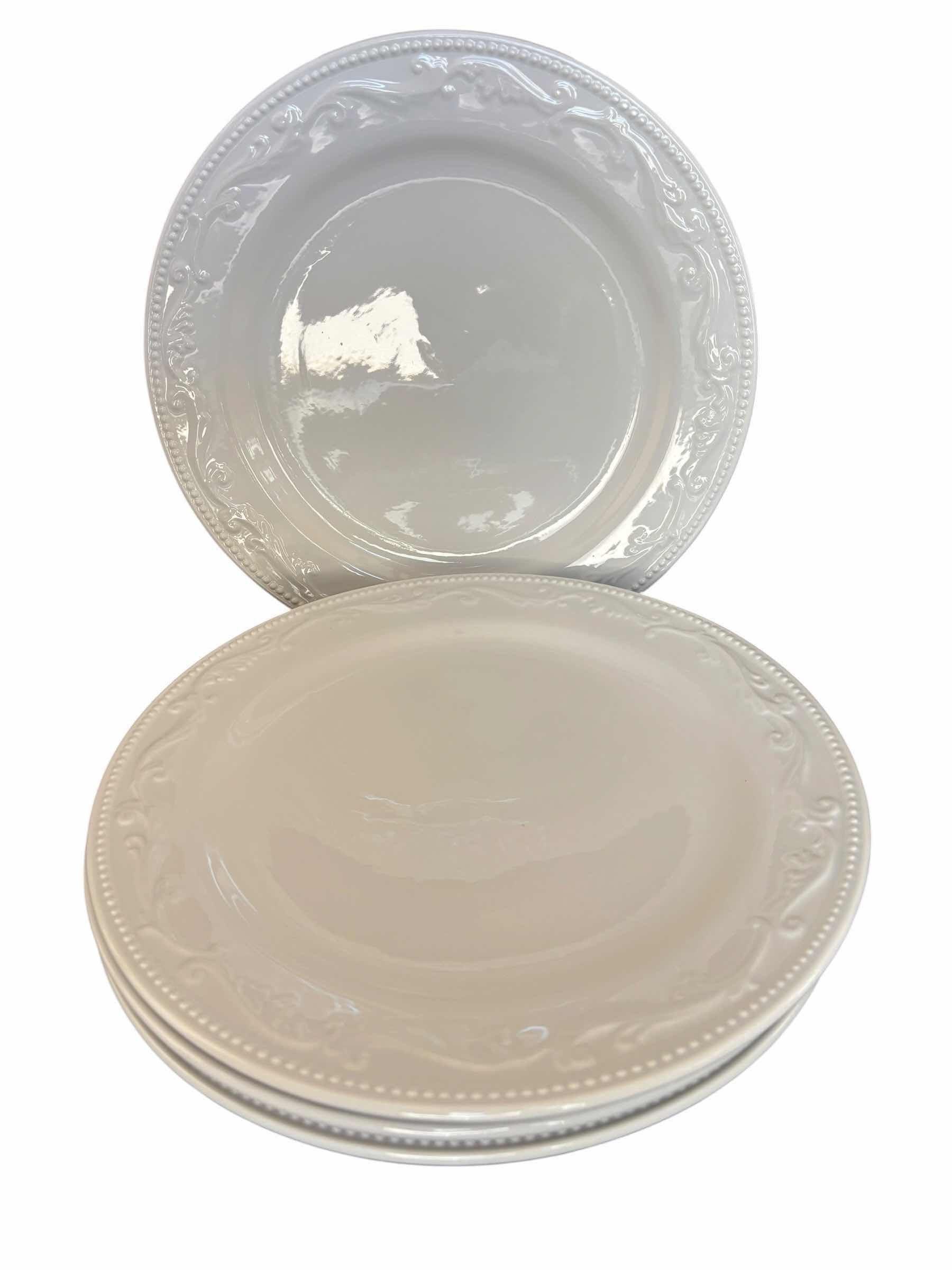 Photo 1 of MESA INTERNATIONAL EMBOSSED DINNER PLATES (4) 12”D