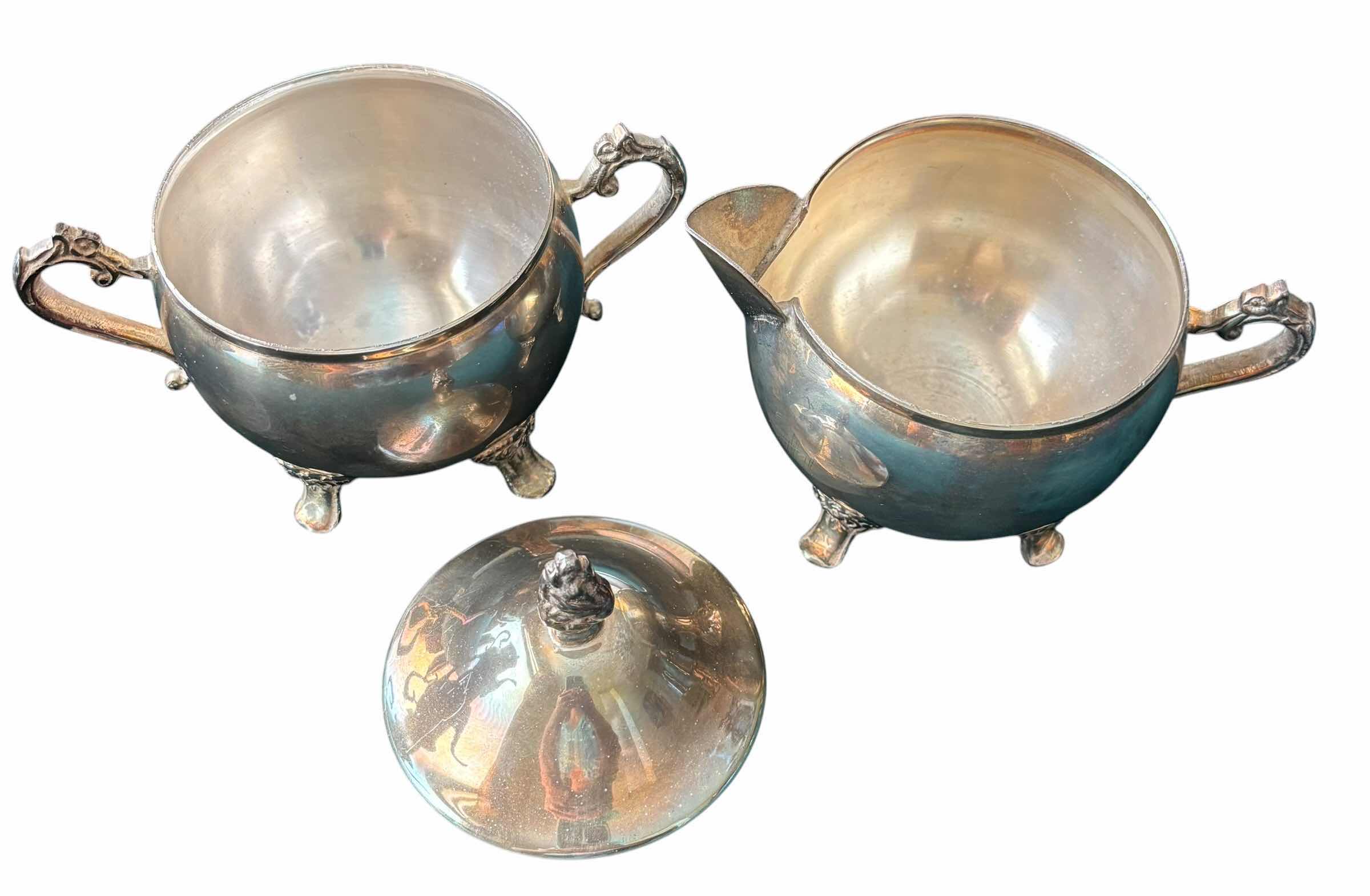 Photo 1 of VINTAGE ORNATE SILVER PLATED TEA SET (6 PIECE) $288
