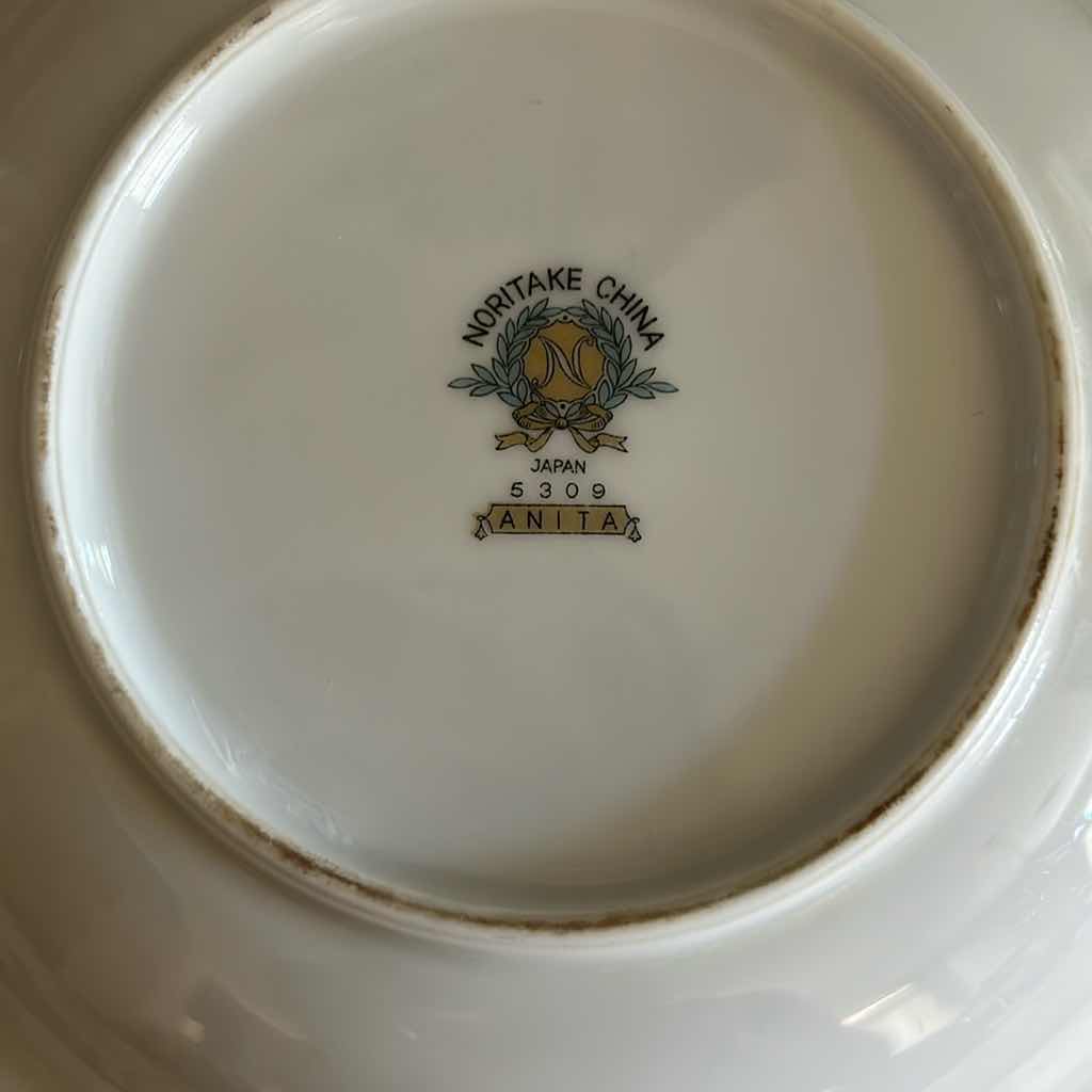 Photo 1 of 6-VINTAGE NORITAKE CHINA PLACE SETTING ANITA PATTERN