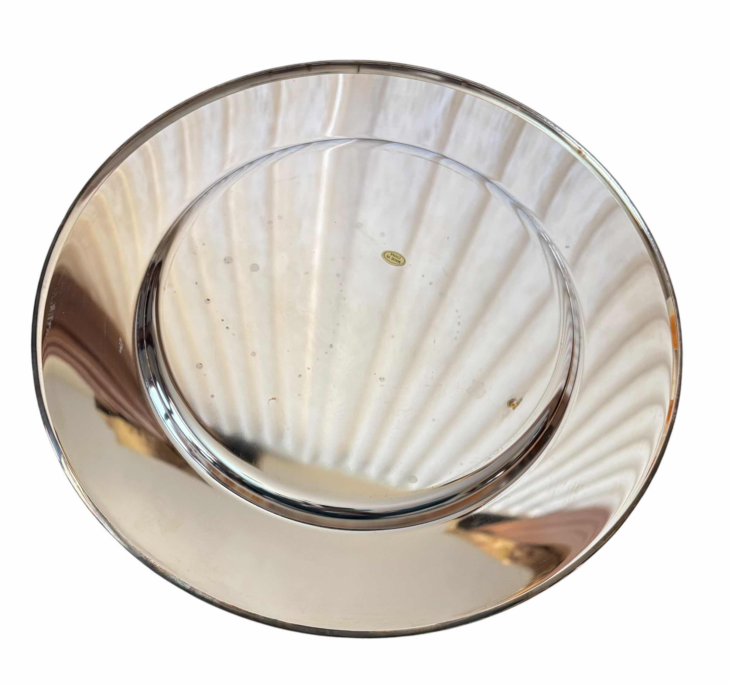 Photo 1 of SILVER PLATED CHARGER PLATES (11)