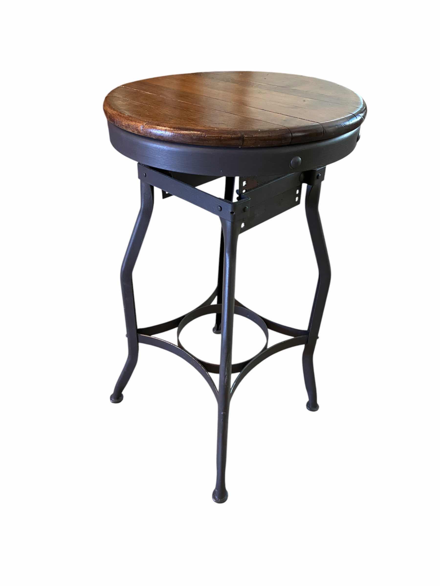 Photo 1 of TOLEDO METAL FURNITURE SHOP STOOL 15“ X 27“ $850