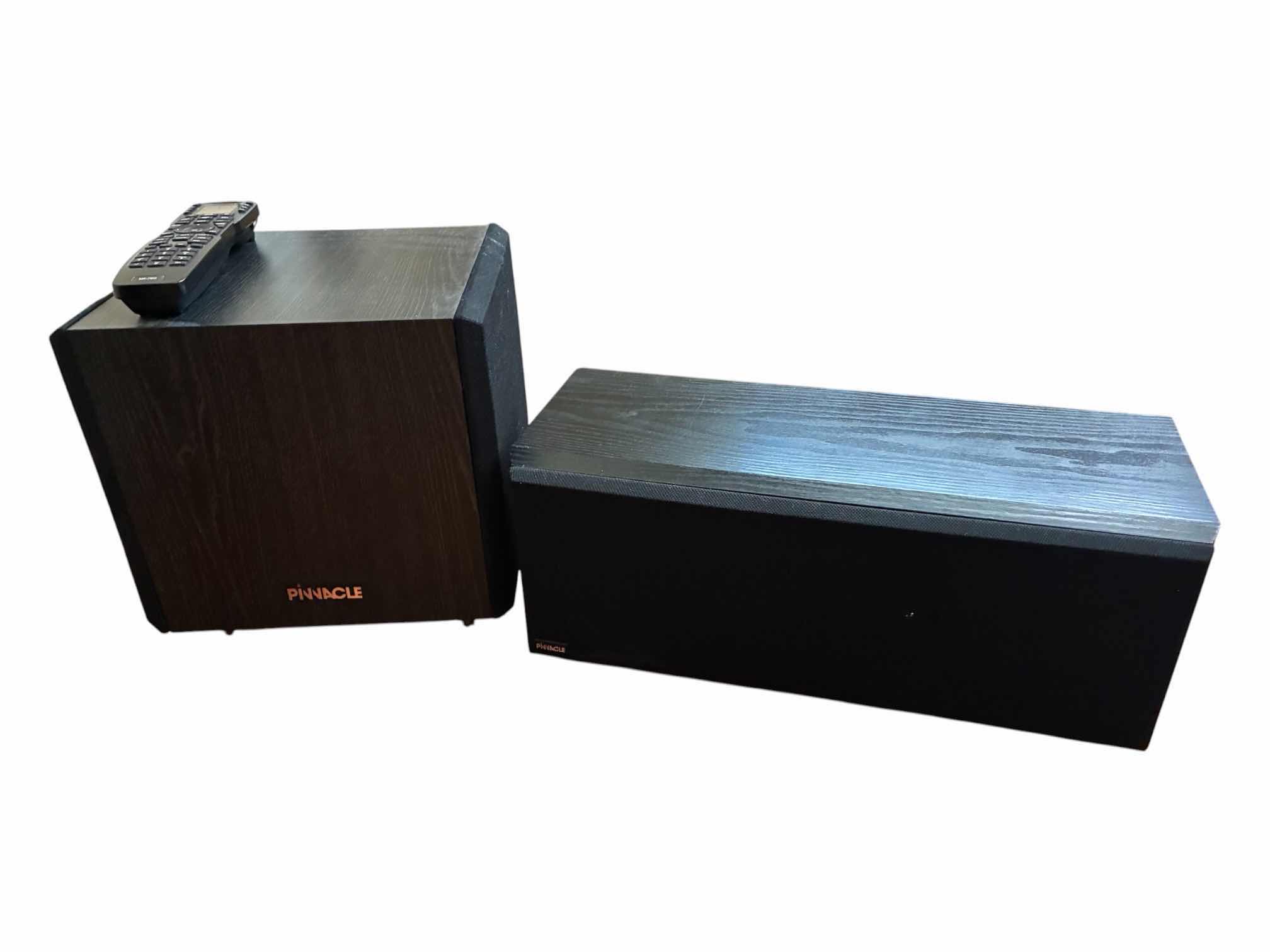 Photo 1 of PINNACLE BABY BOOMER SUBWOOFER & CENTER SPEAKER
