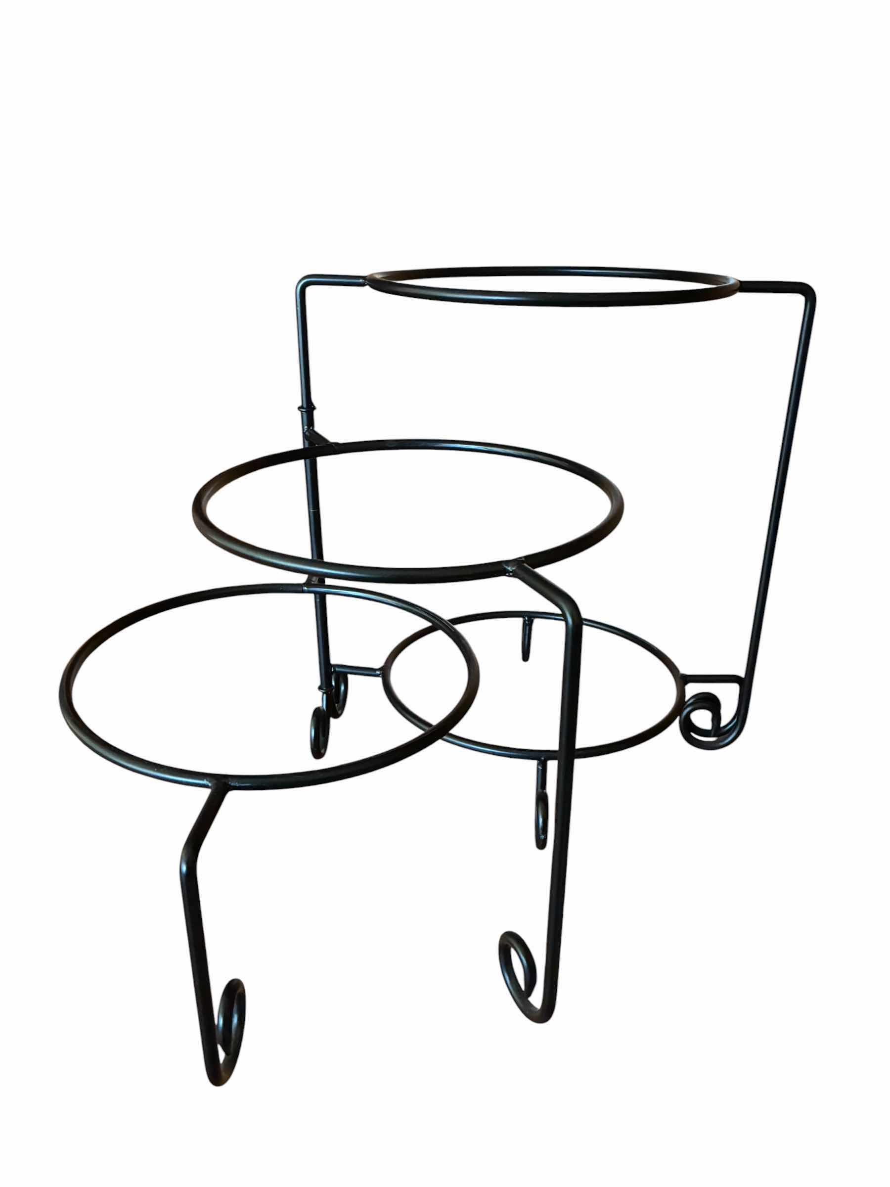 Photo 1 of WROUGHT IRON STYLE 4-TIER SWIVEL PIE RACK 14” X 13” H15”