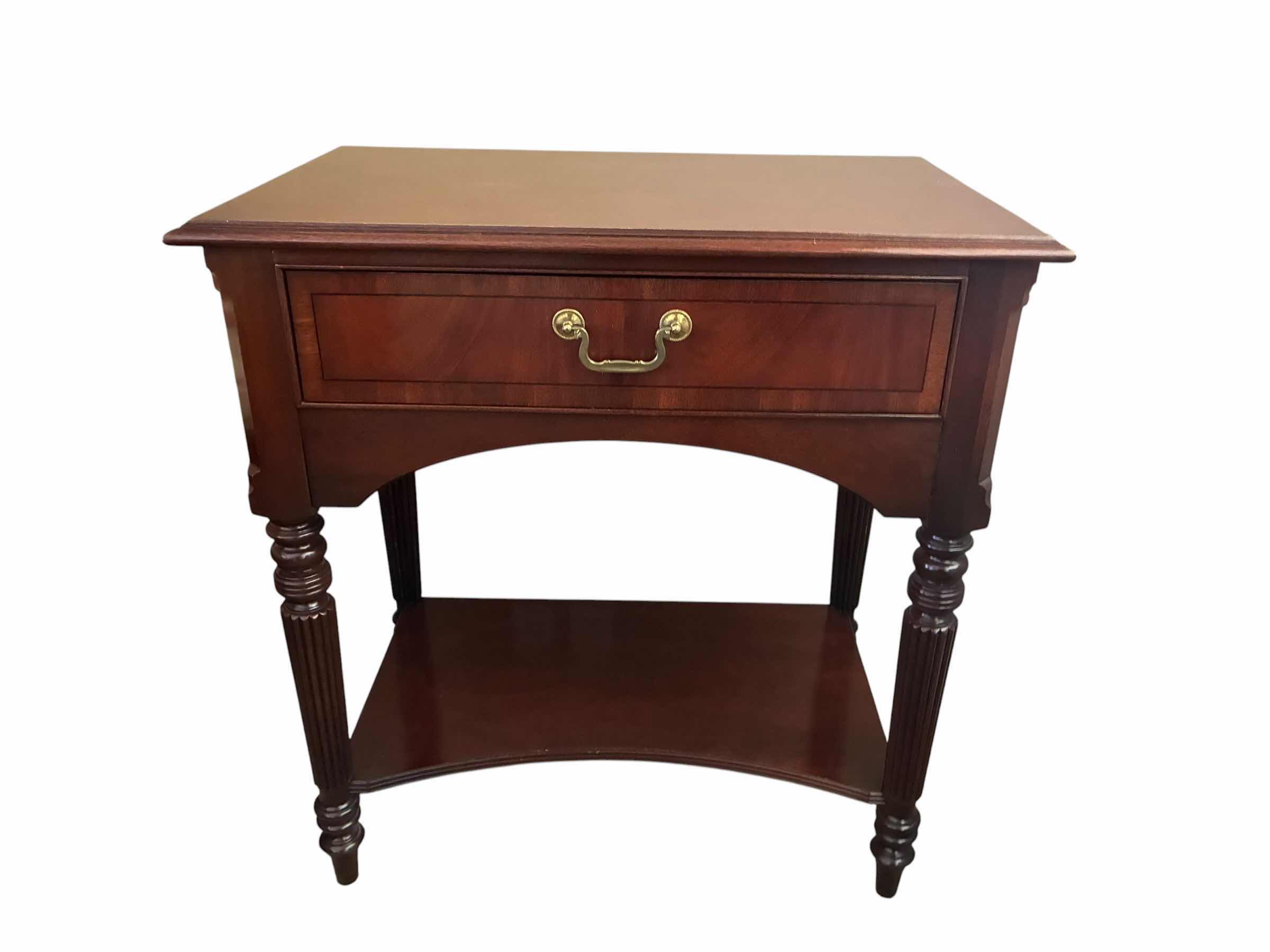 Photo 1 of ETHAN ALLEN MAHOGANY WOOD NIGHTSTAND 28“ X 17“ H30“