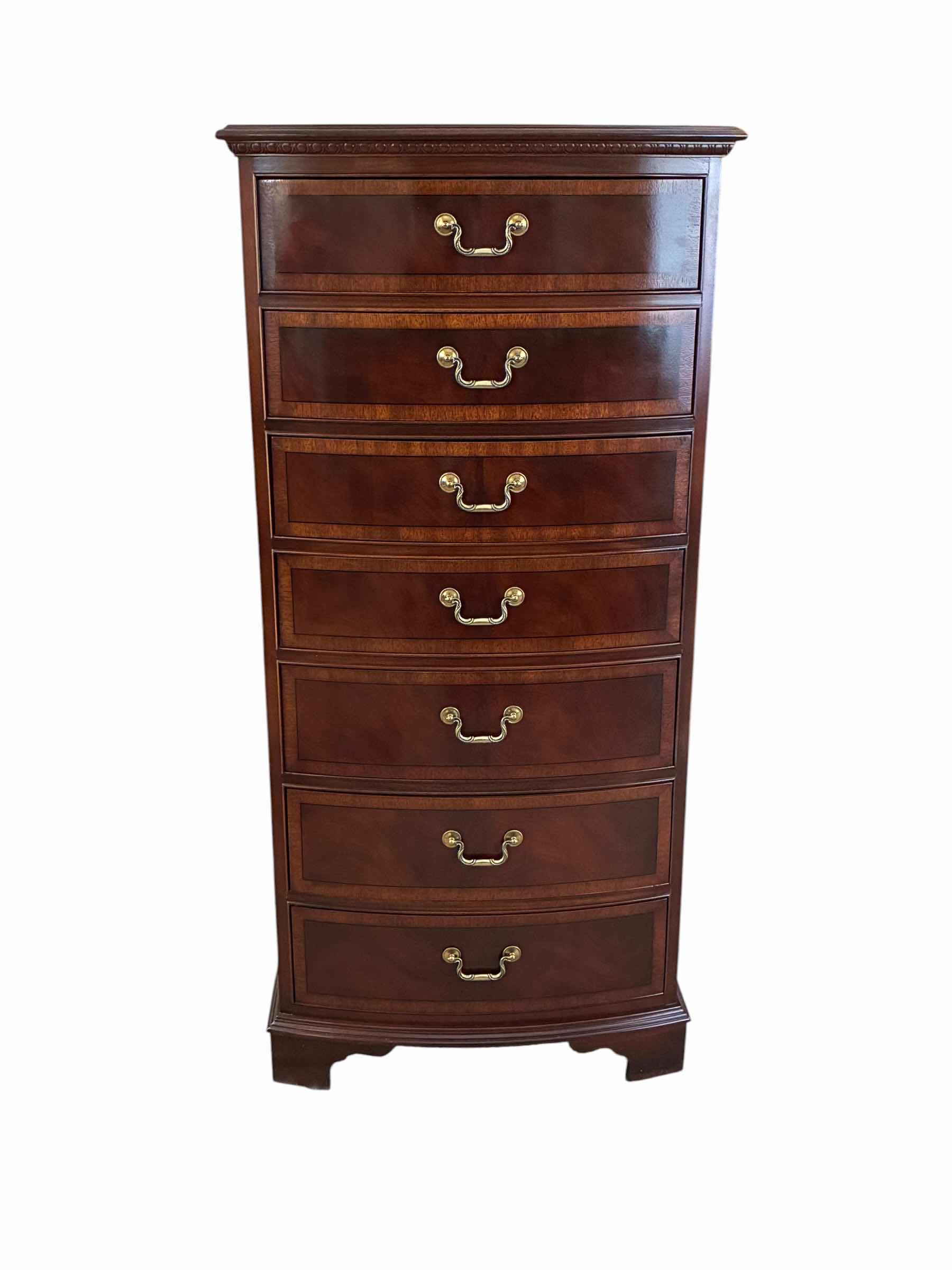 Photo 1 of ETHAN ALLEN MAHOGANY WOOD 7-DRAWER LINGERIE CHEST 26“ x 19“ H54“ $1130