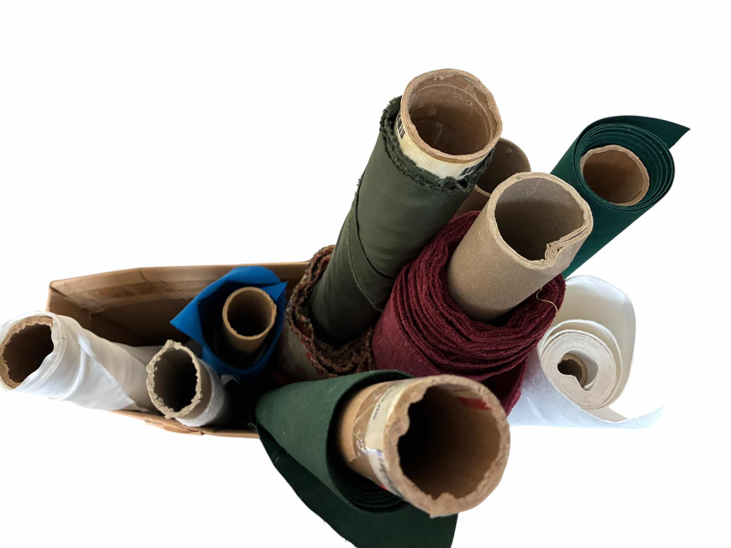 Photo 1 of FABRIC ROLLS-VARIOUS STYLES (10) H44”-57”