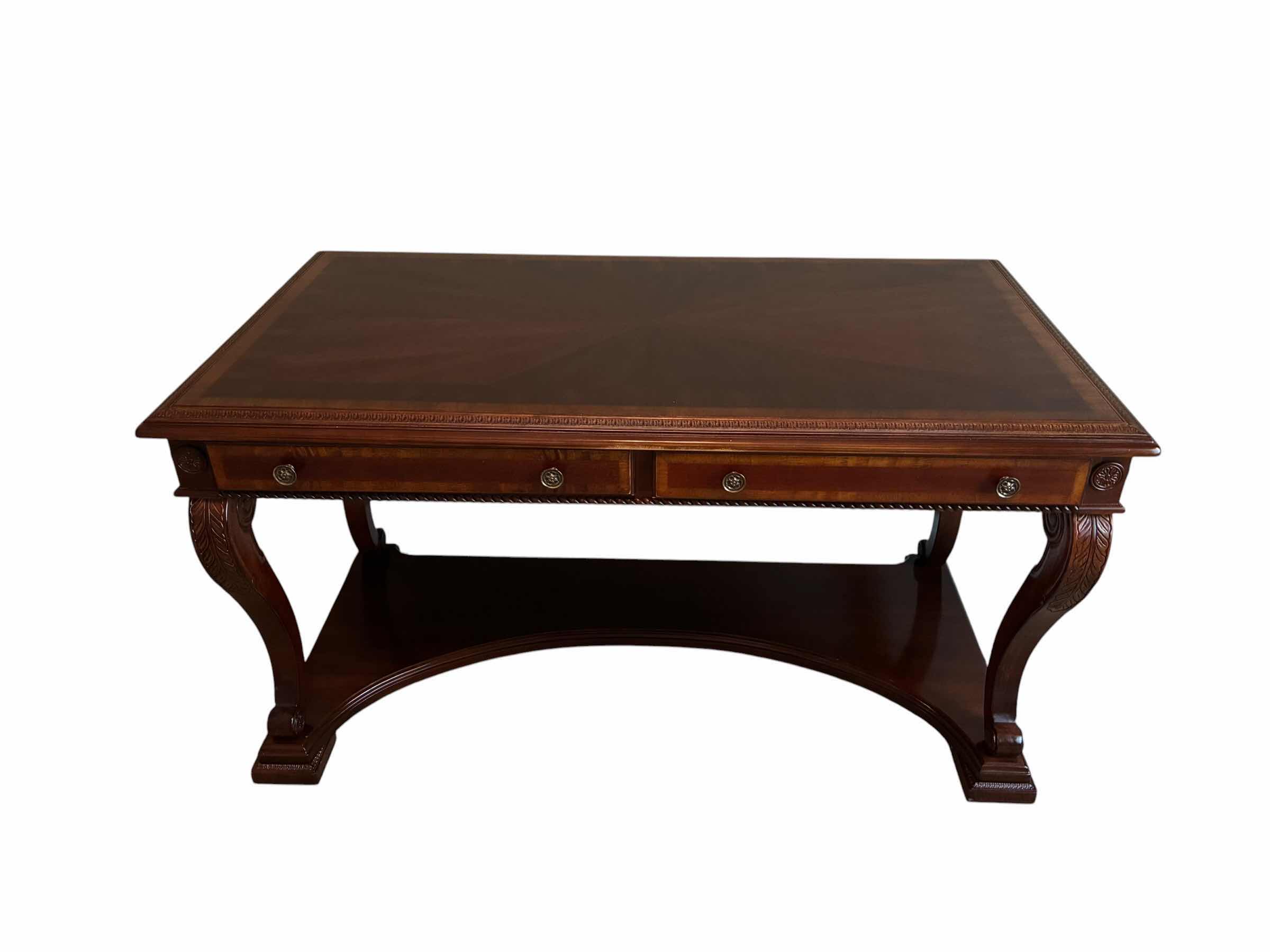 Photo 1 of THEODORE ALEXANDER MOLITOR REGENCY MAHOGANY WRITING DESK 55“ X 30“ H30“ $4295