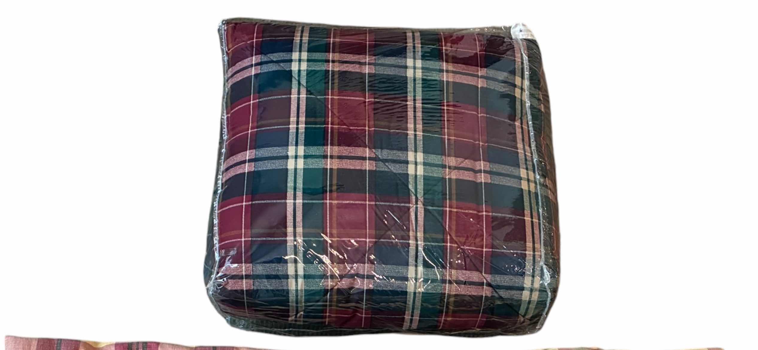 Photo 1 of PLAID KING SIZE COMFORTERS (2)