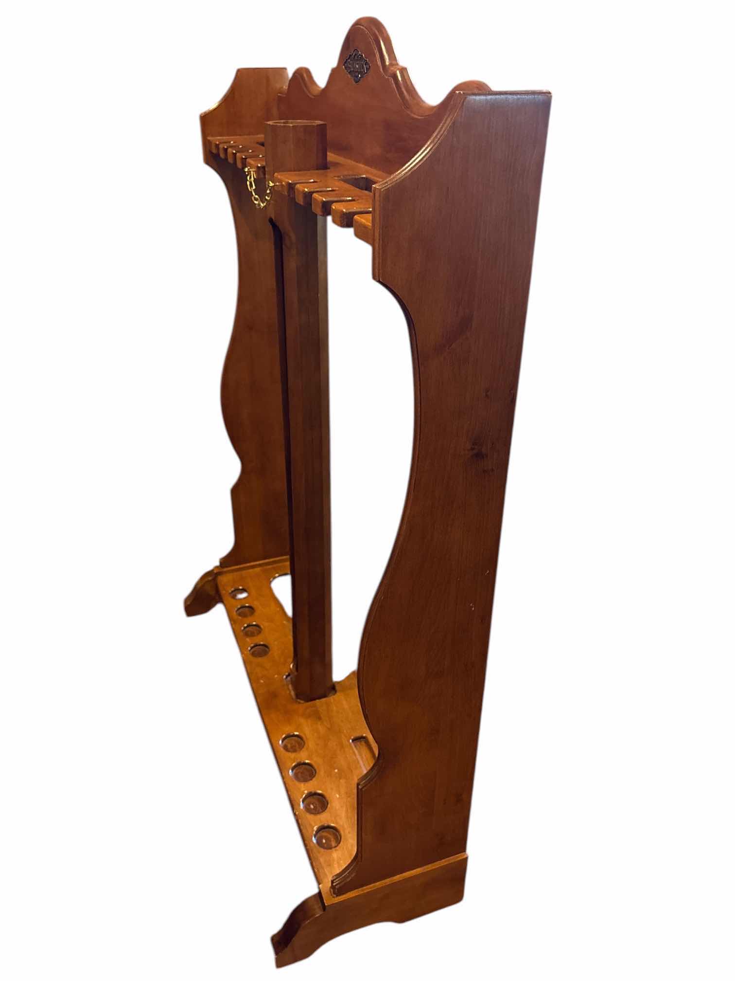 Photo 1 of BRUNSWICK CENTENNIAL WOODEN FLOOR RACK 11.75” X33.75” H46” $450
