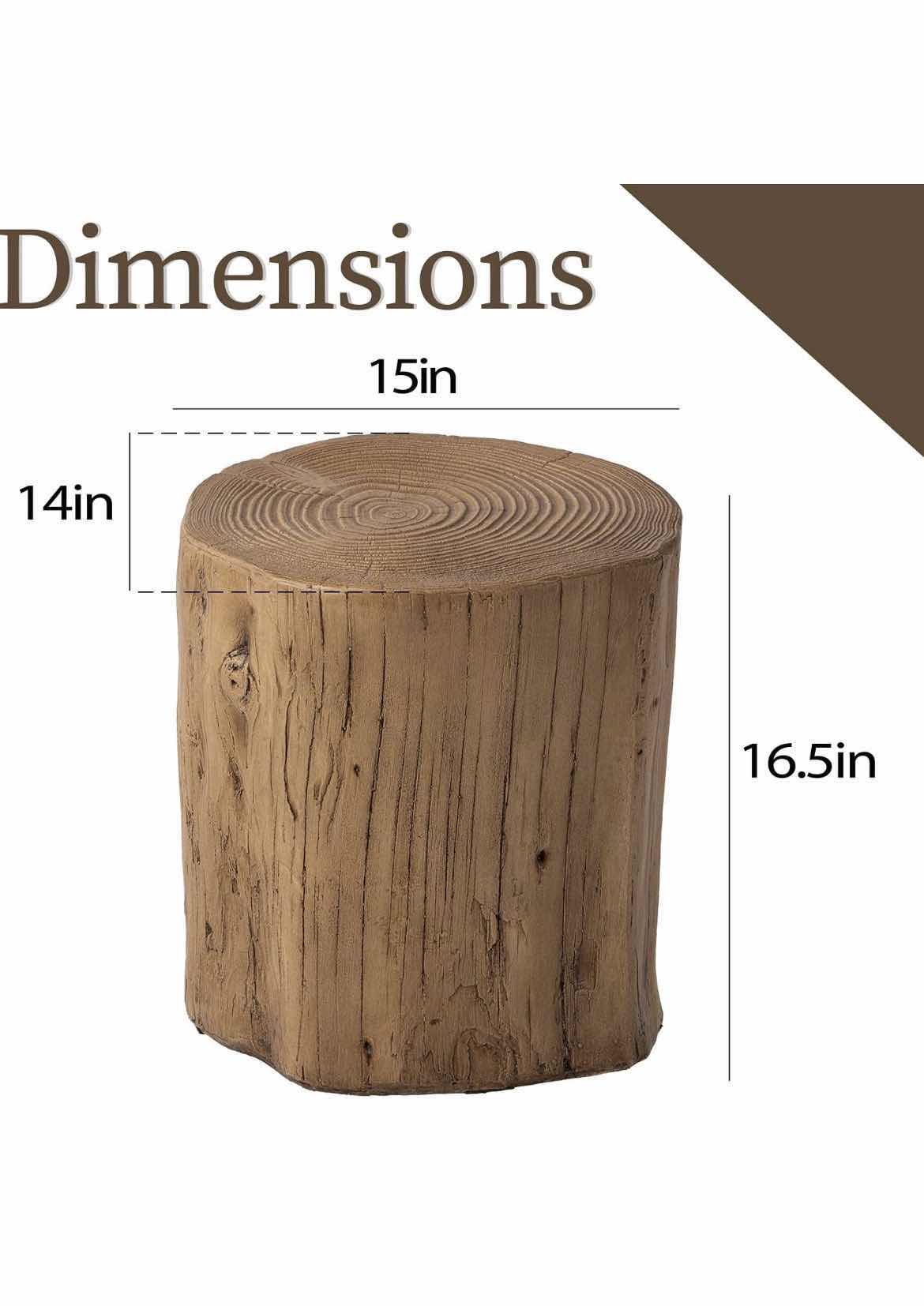 Photo 1 of NIB COSIEST WOOD FINISH CYLINDER SIDE TABLE $66