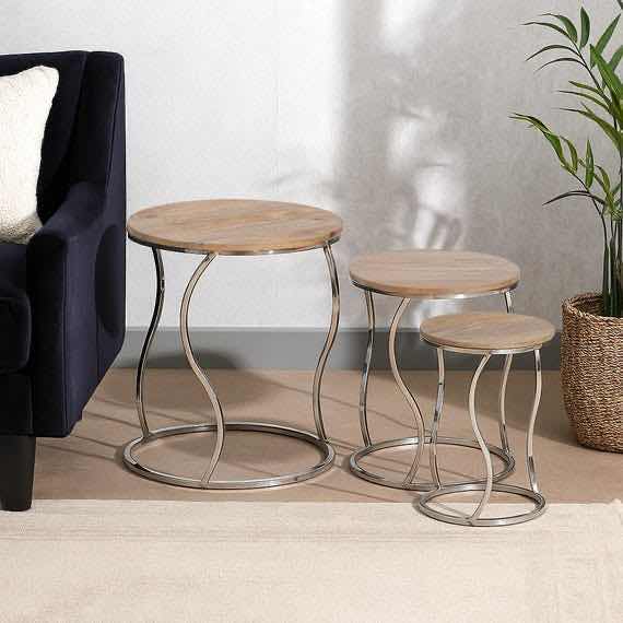 Photo 1 of GREYSON NESTING TABLES, SET OF 3     $150
