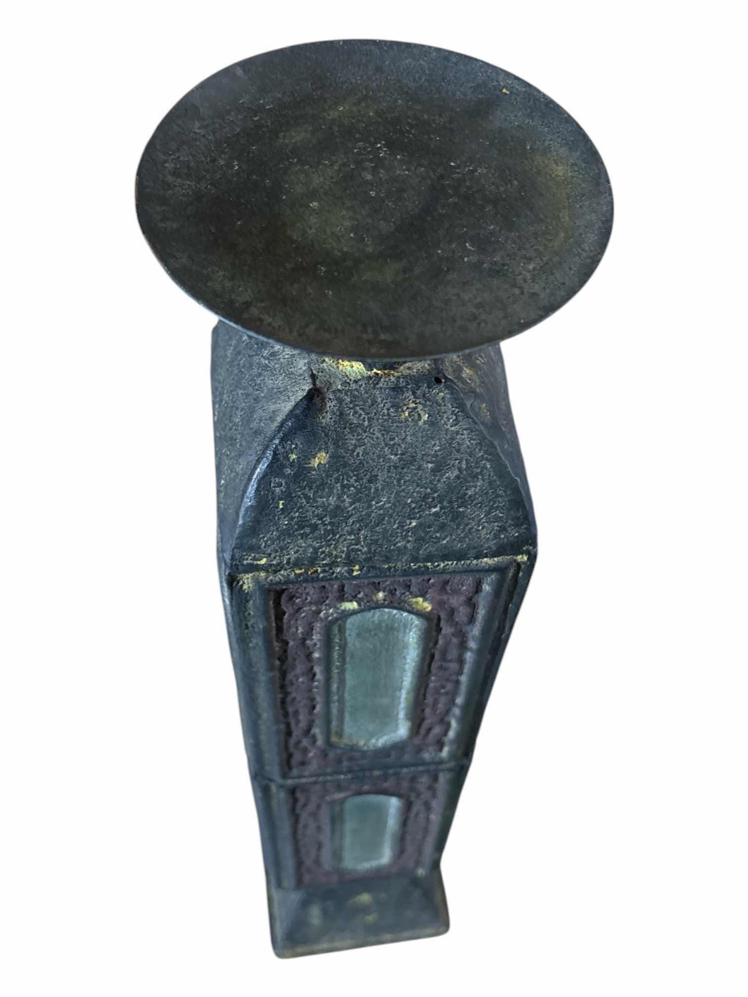 Photo 1 of VINTAGE STYLE METAL 22.25” CANDLE STAND $40