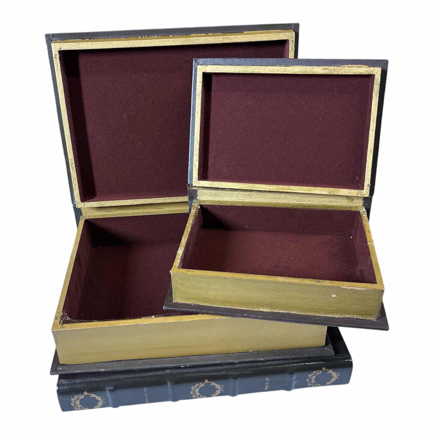 Photo 1 of VINTAGE STYLE HIDDEN STORAGE BOOK SET (3)