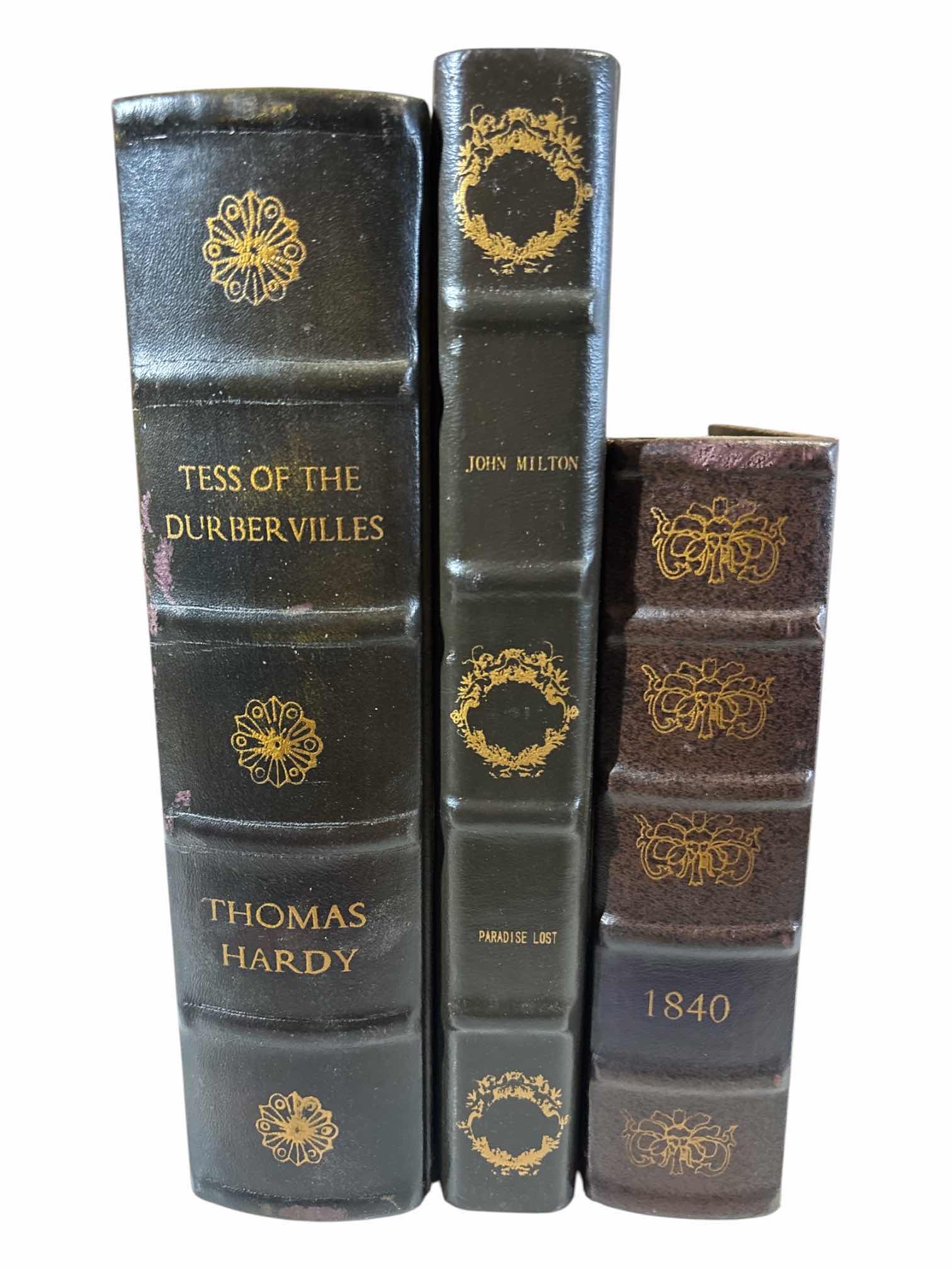 Photo 1 of VINTAGE STYLE HIDDEN STORAGE BOOK SET (3)