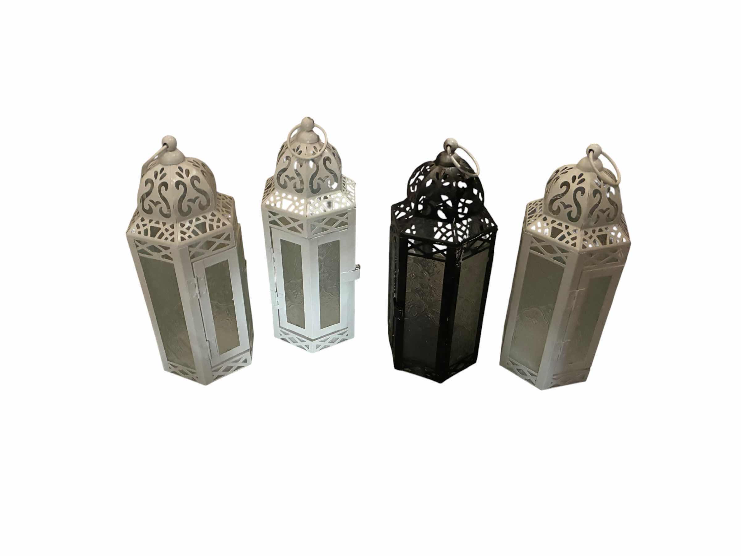 Photo 1 of DECORATIVE TABLE TOP/HANGING LANTERNS (4) H10”