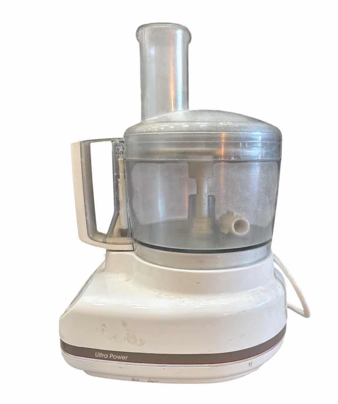 Photo 1 of VINTAGE KITCHENAID FOOD PROCESSOR WITH FEED TUBE & ACCESSORIES – WHITE