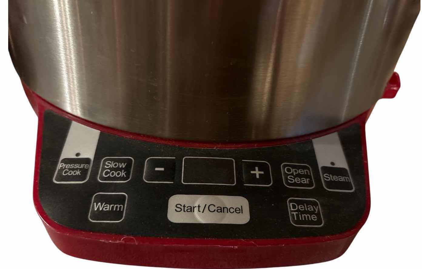 Photo 1 of SIMPLY MING STAINLESS STEEL MULTI-COOKER / PRESSURE COOKER – RED W/ACCESSORIES & RECIPE CARDS  $100