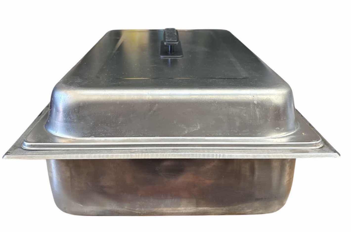 Photo 1 of STAINLESS STEEL FULL-SIZE STEAM TABLE / HOTEL PAN W/LID INSERT H2” $75