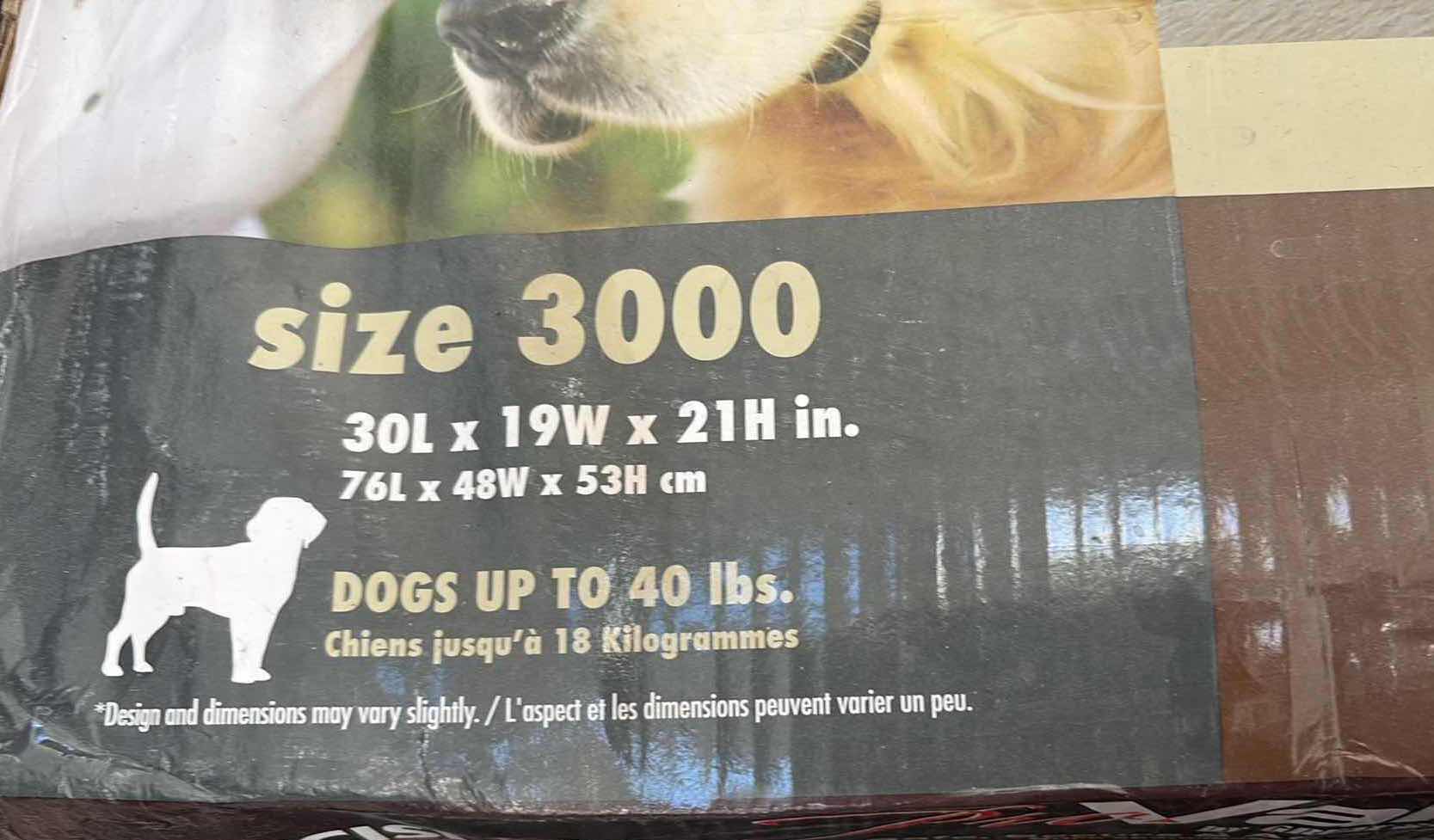 Photo 1 of PRECISION PET PRODUCTS PROVALU SIZE 3000 2-DOOR FOLDING DOG CRATE – 30”X48”H21”