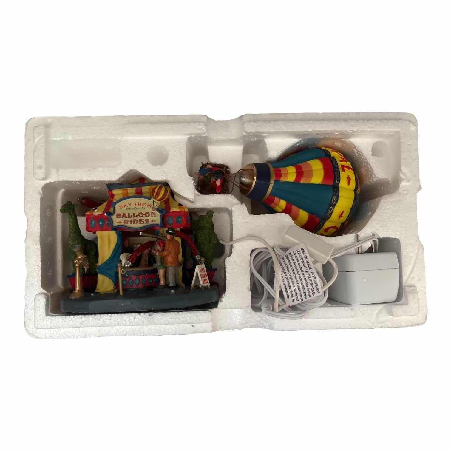 Photo 1 of LEMAX CARNIVAL BALLOON RIDES ANIMATED VILLAGE DISPLAY W/ ORIGINAL BOX