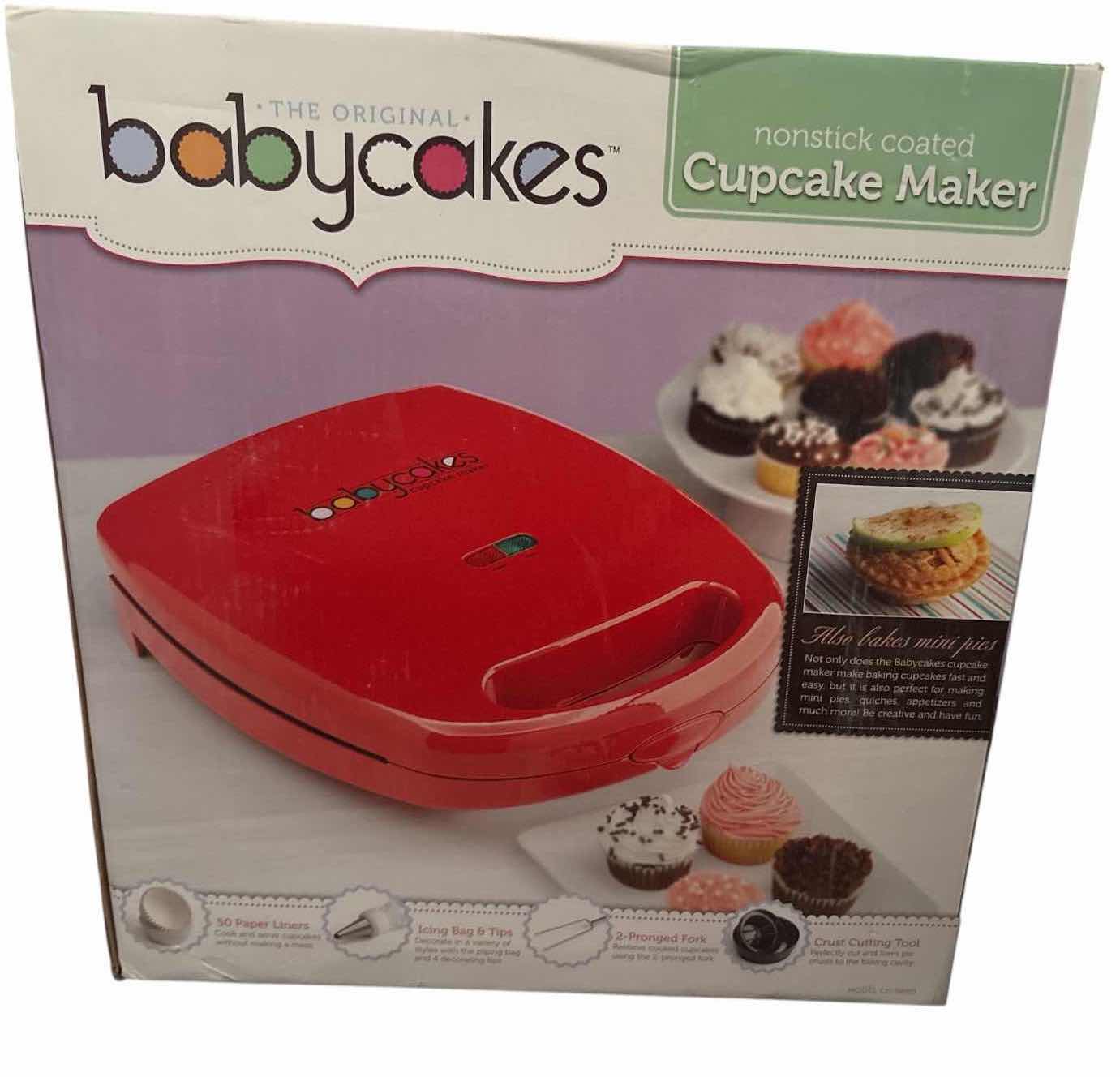 Photo 1 of BABYCAKES CUPCAKE 8- MINI MAKER IN RED