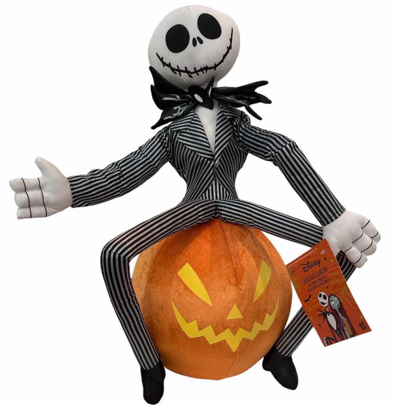 Photo 1 of NWT DISNEY JACK SKELLINGTON HALLOWEEN GREETER H21”