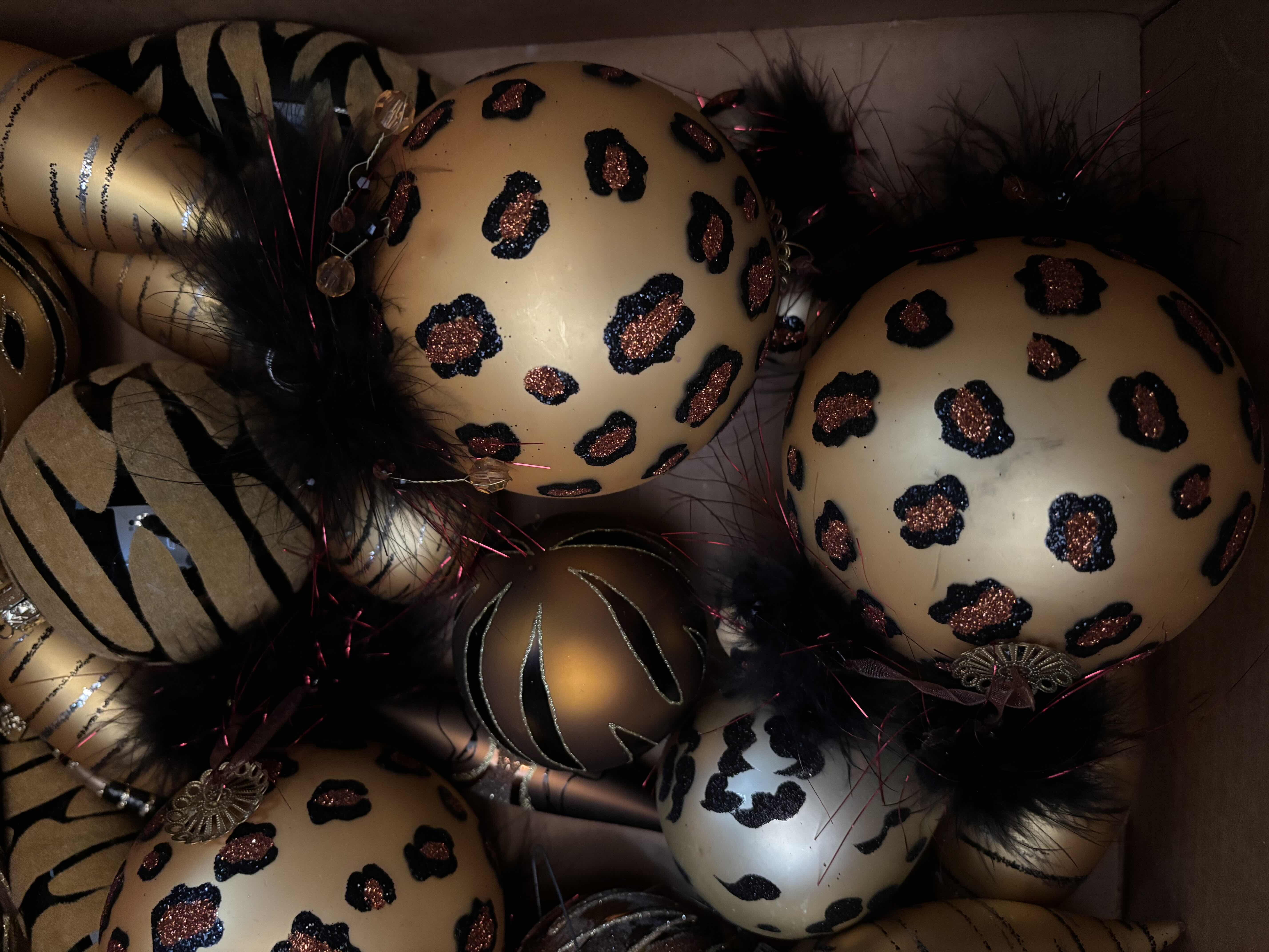 Photo 1 of ANIMAL PRINT ORNAMENTS