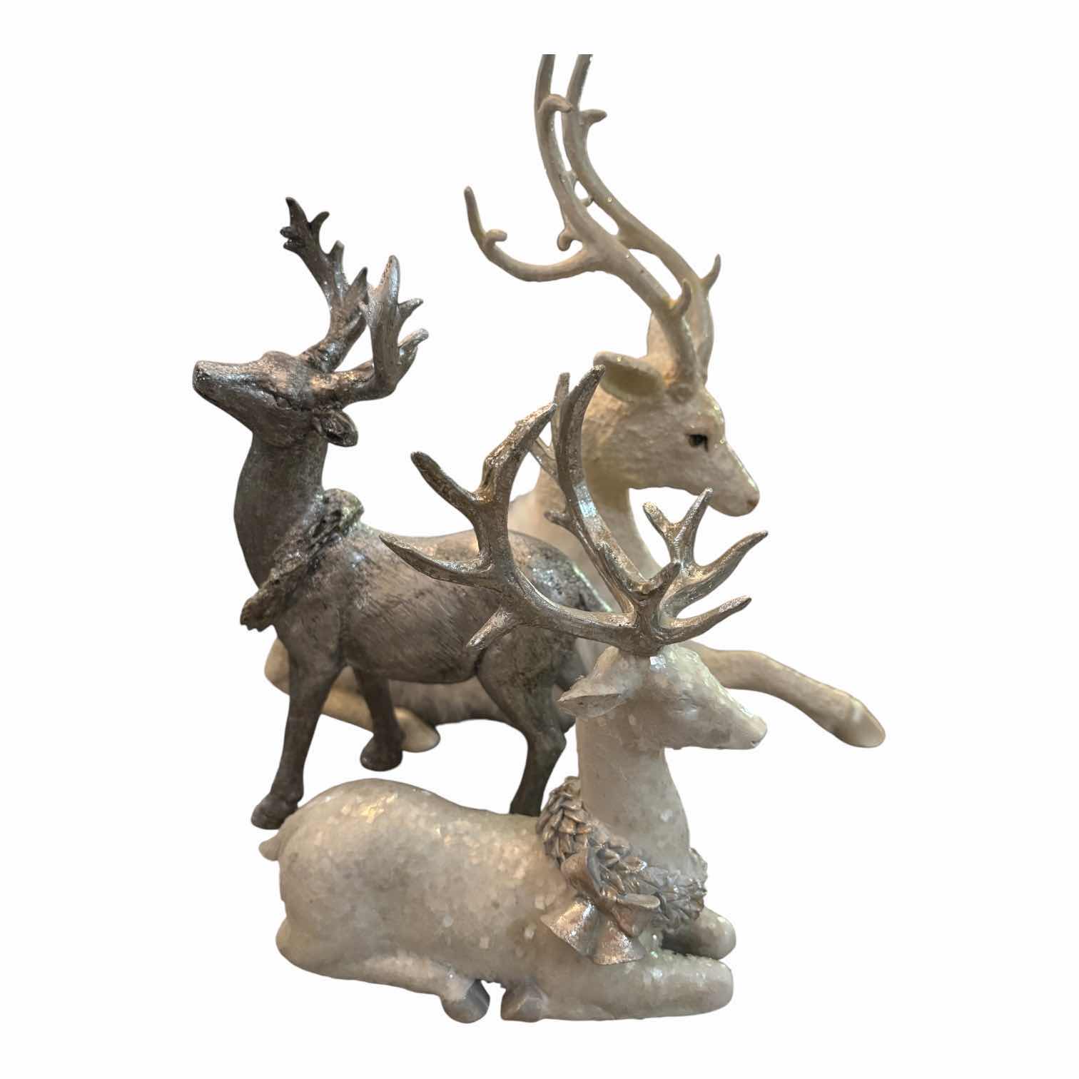 Photo 1 of GLITTERY, SHIMMERY CHRISTMAS REINDEER DECOR