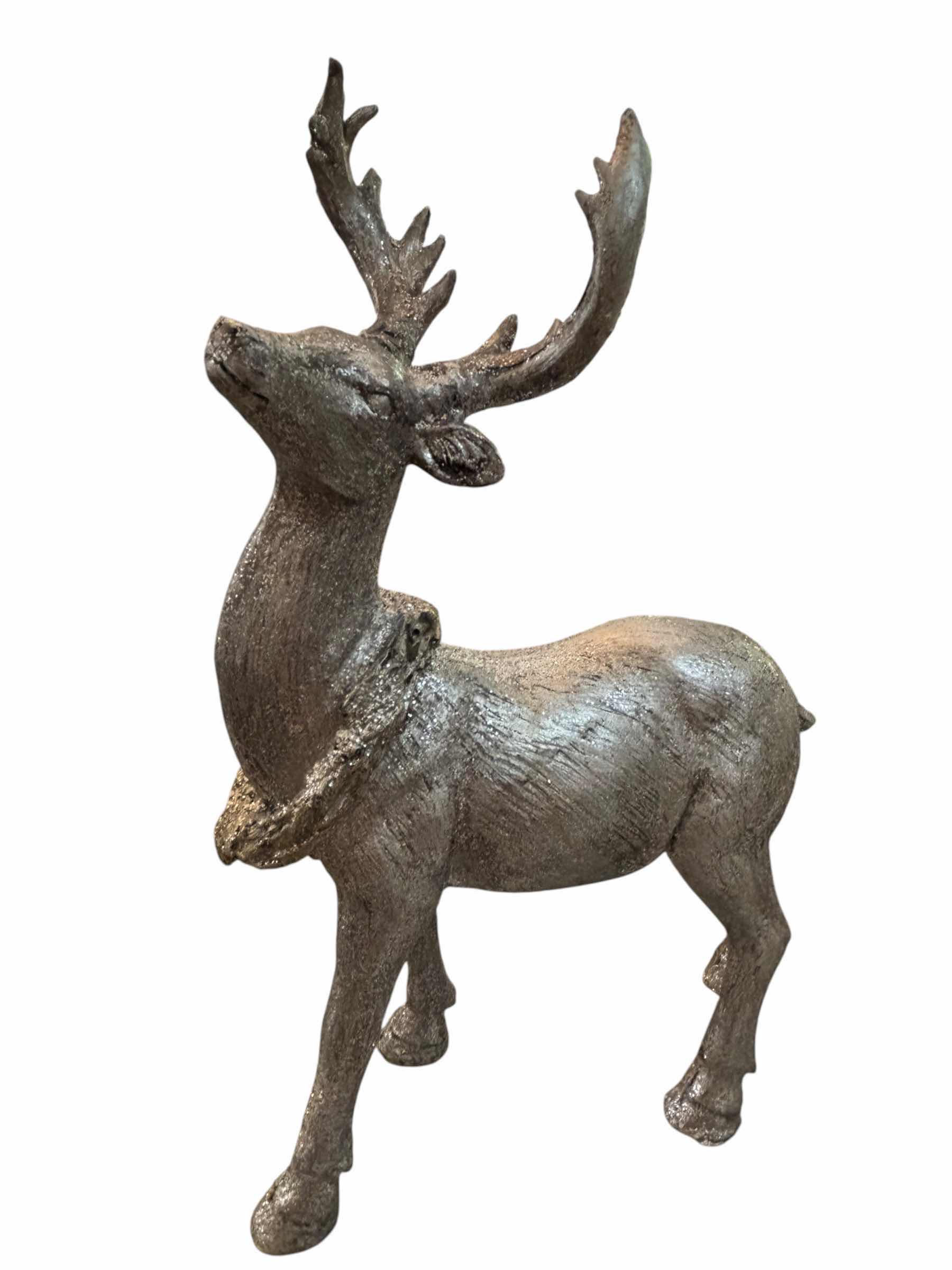 Photo 1 of GLITTERY, SHIMMERY CHRISTMAS REINDEER DECOR