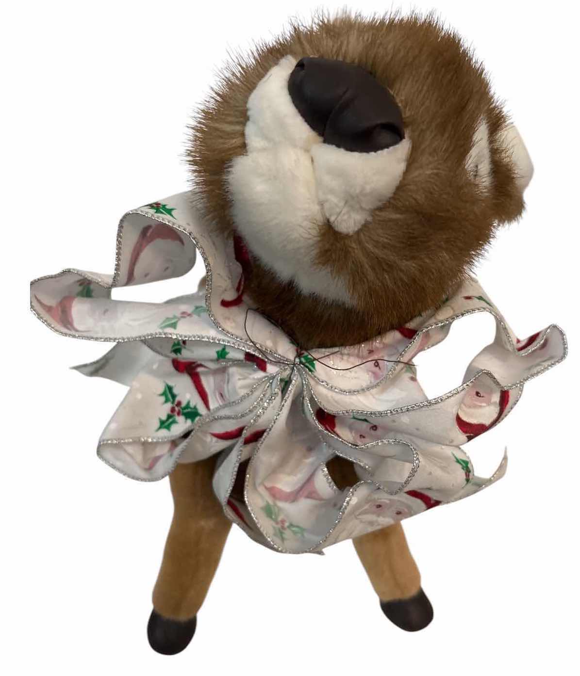 Photo 1 of CHRISTMAS REINDEER W/COLORFUL BOW H18”