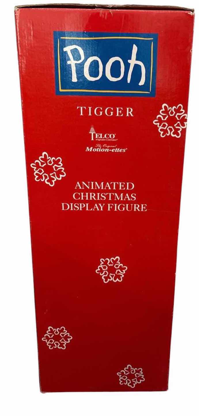 Photo 1 of POOH ANIMATED TIGGER CHRISTMAS DISPLAY FIGURE IN ORIGINAL BOX H23”