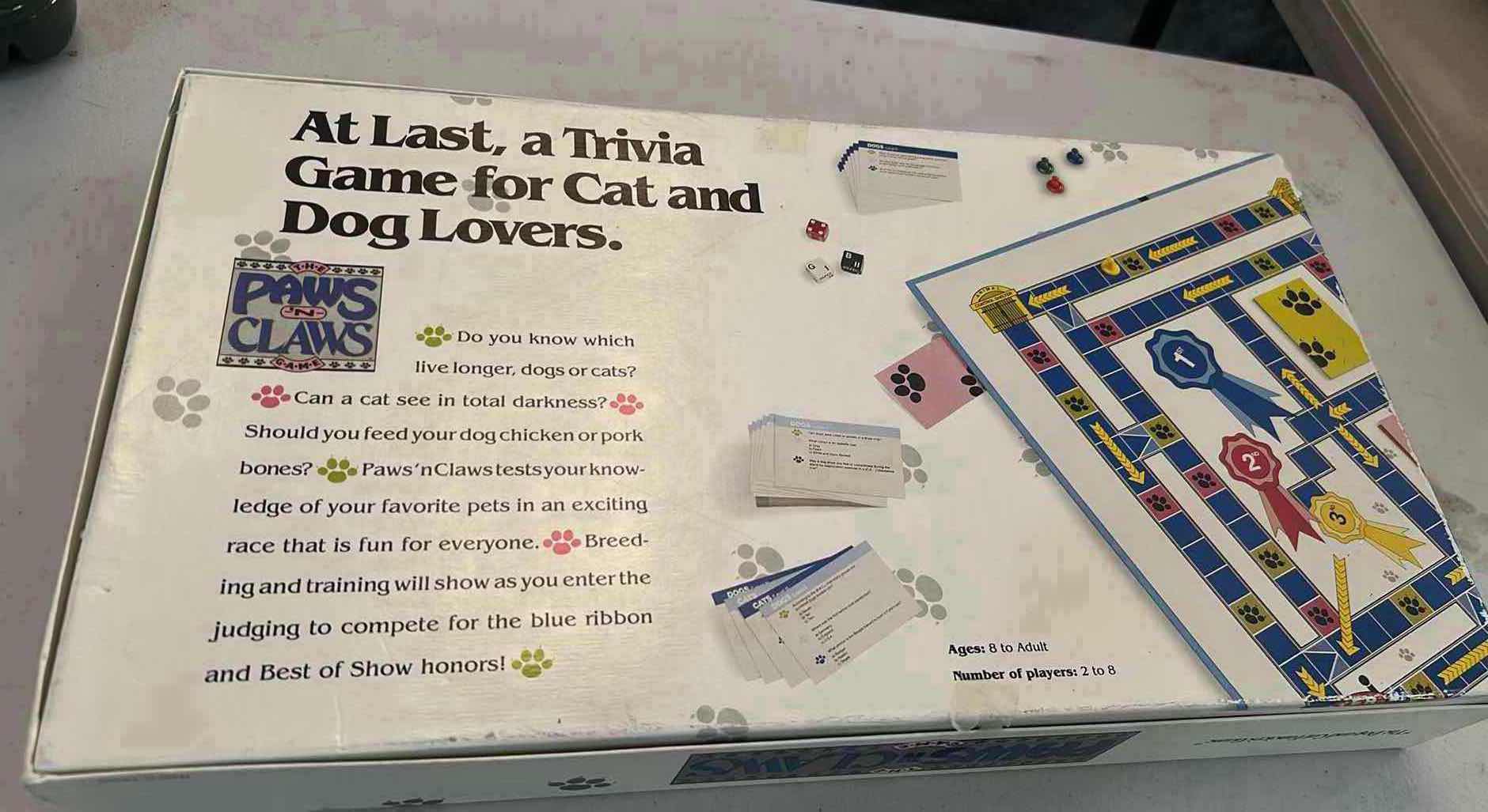 Photo 1 of PAWS N CLAWS GAME