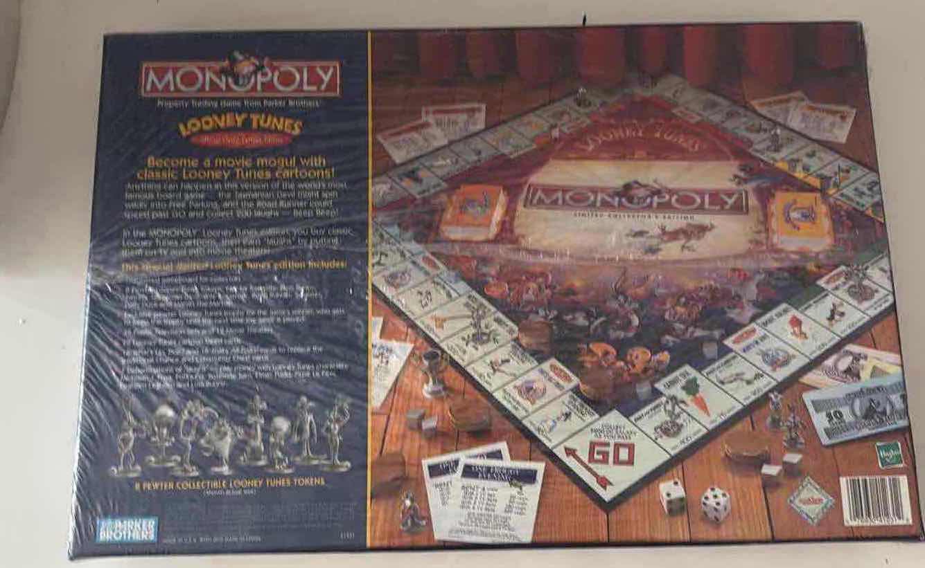 Photo 1 of NIB MONOPOLY LOONEY TUNES COLLECTORS EDITION