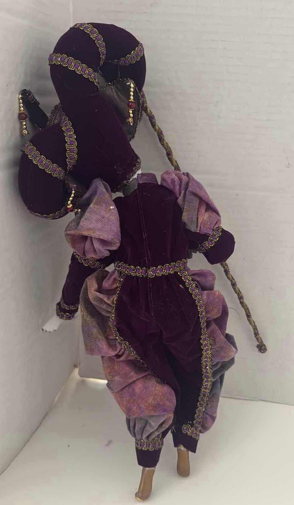 Photo 1 of PORCELAIN MARDI GRAS FIGURINE 21”H