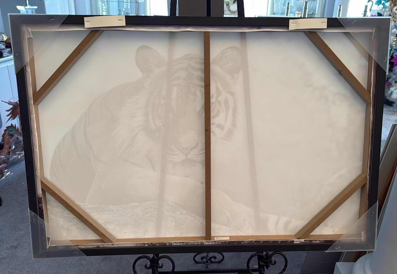 Photo 1 of NEW FRAMED TIGER ARTWORK 35”x24”
