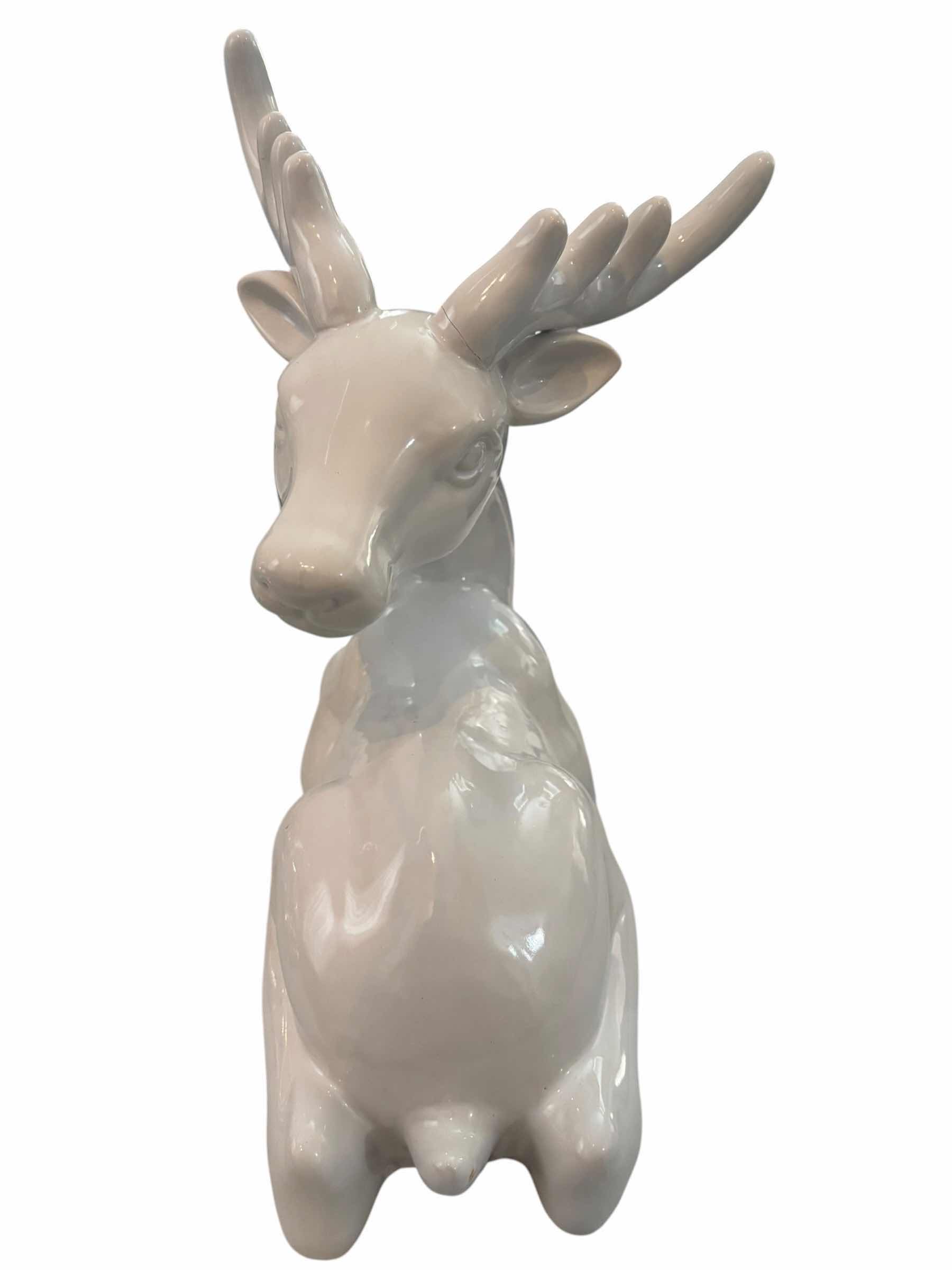 Photo 1 of REINDEER STATUE CHRISTMAS HOME DECOR H16”