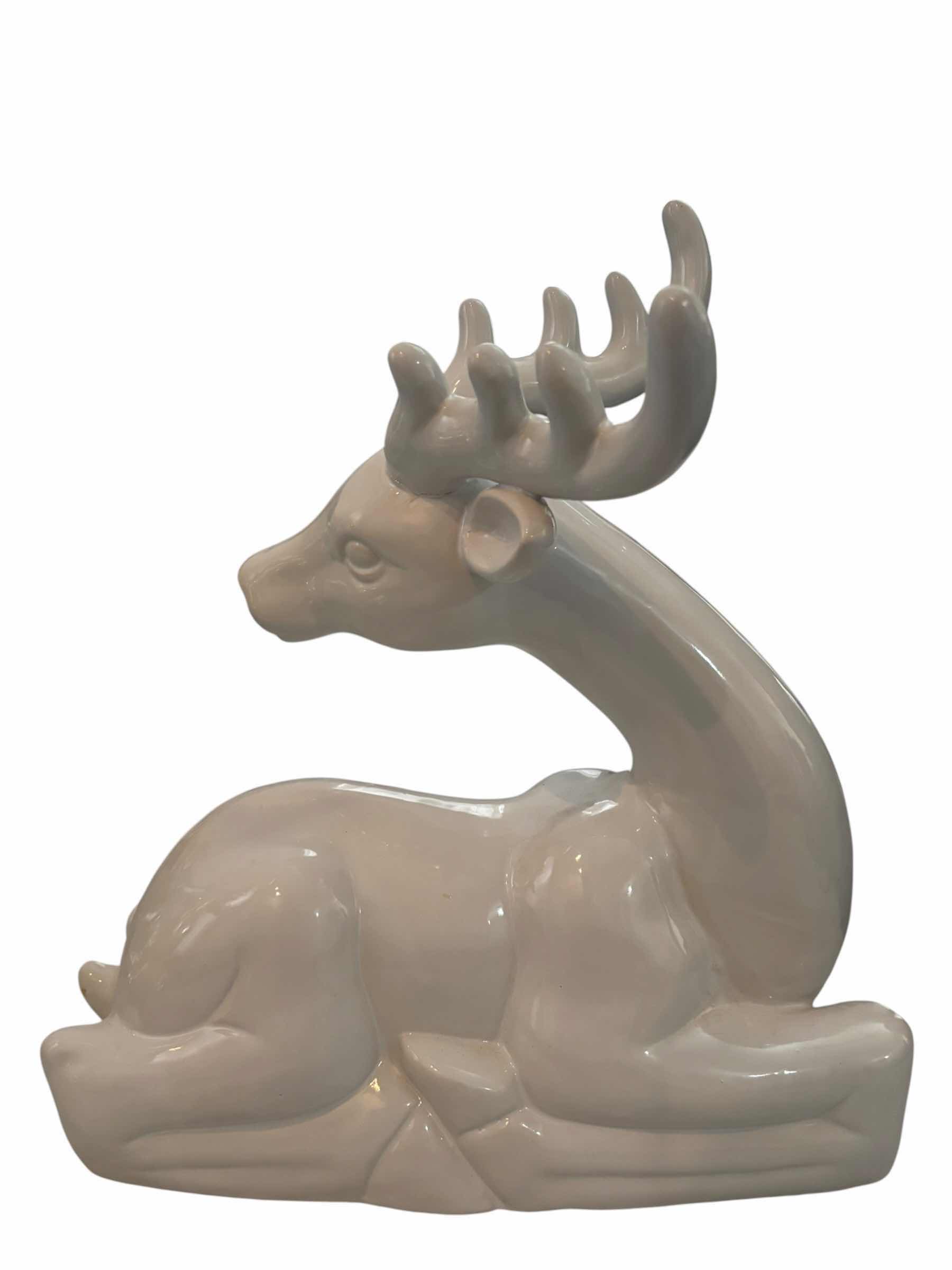 Photo 1 of REINDEER STATUE CHRISTMAS HOME DECOR H16”